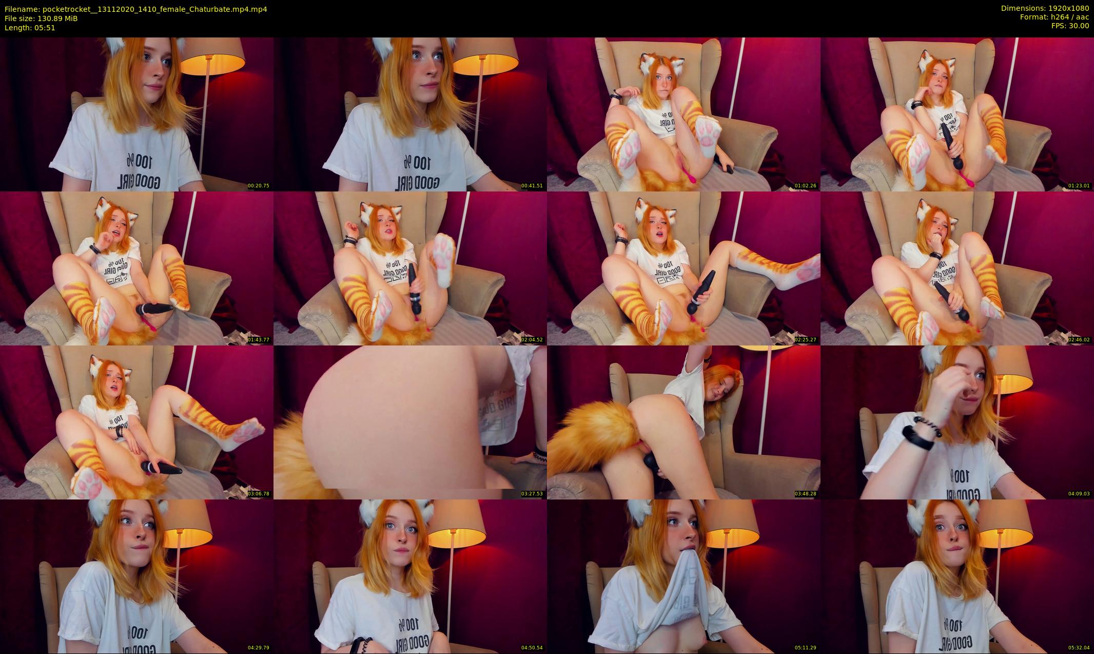 pocketrocket_ — 6 minute Chaturbate female cam show recording, 1080p, Nov 13, 2020