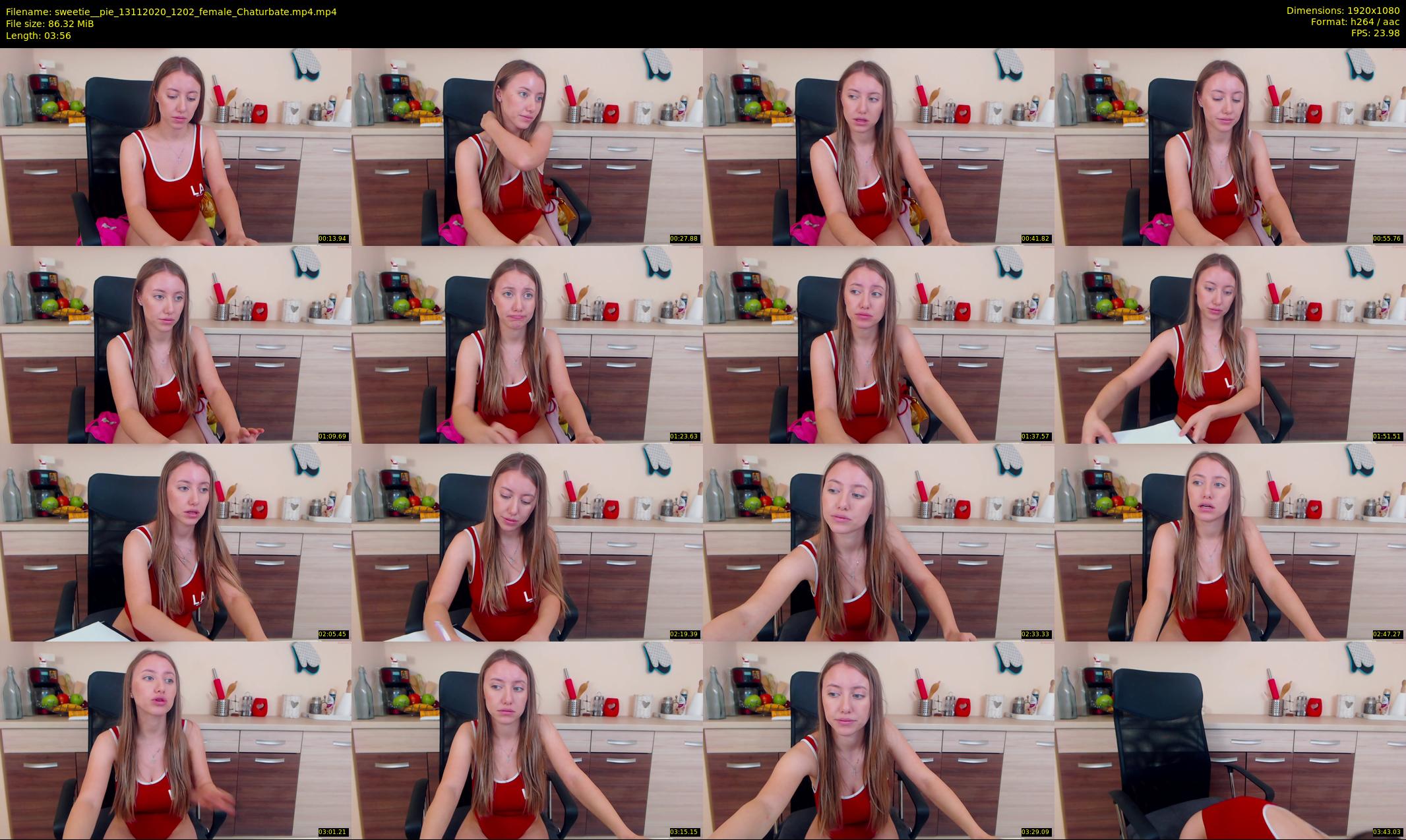 sweetie__pie — 4 minute Chaturbate female cam show recording, 1080p, Nov 13, 2020