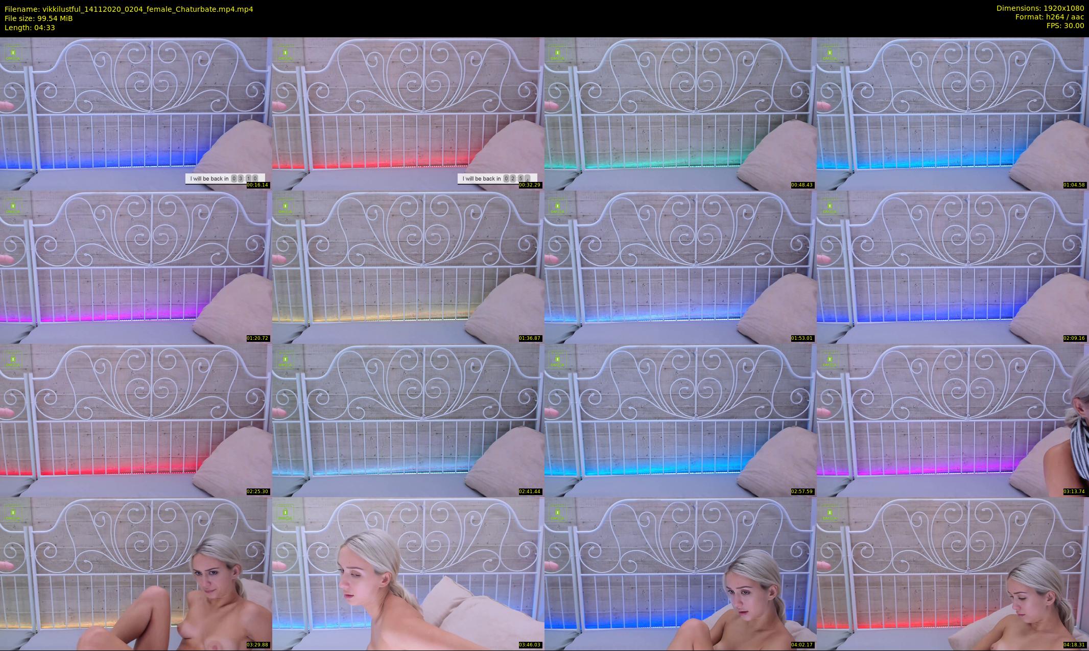 vikkilustful — 5 minute Chaturbate female cam show recording, 1080p, Nov 14, 2020