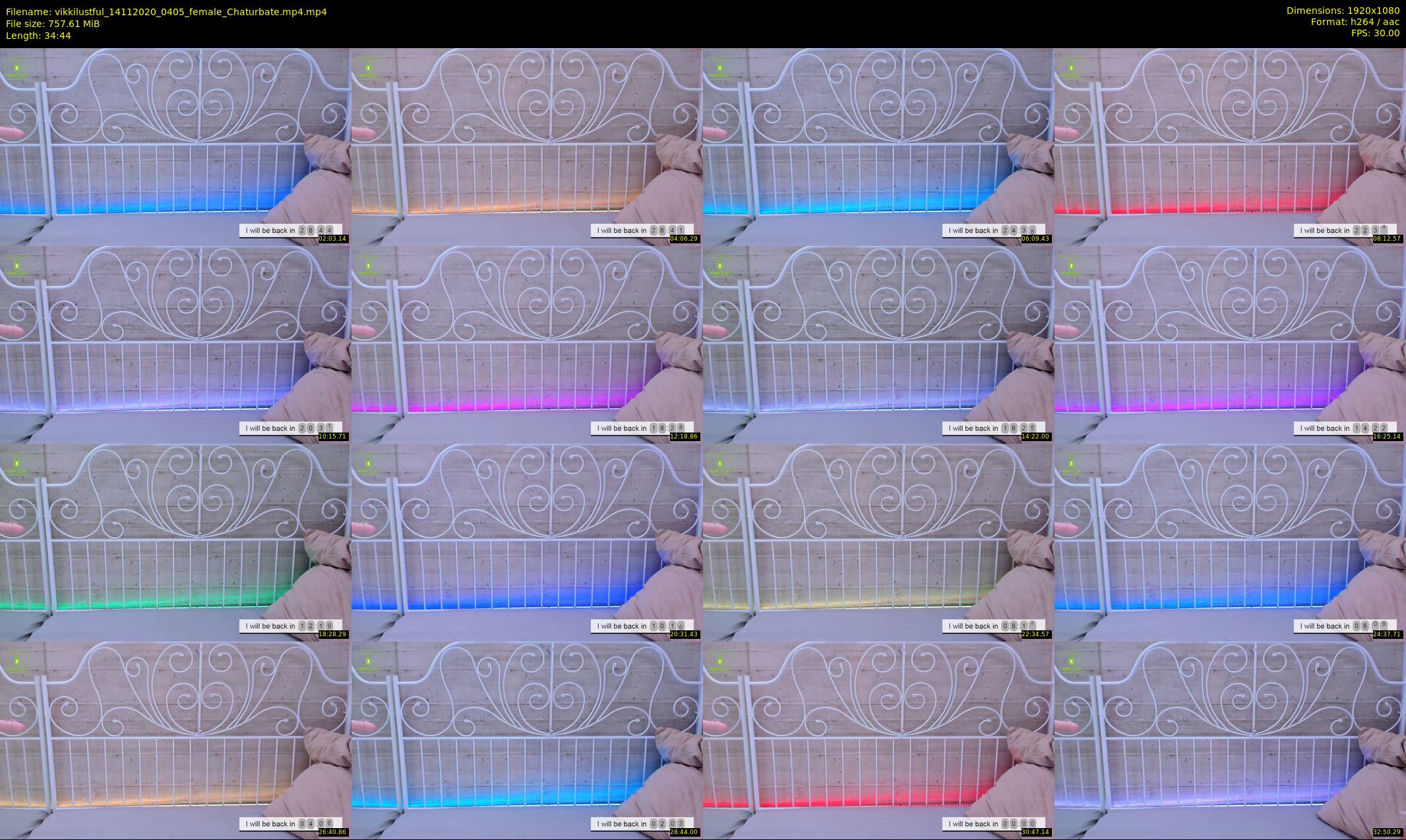vikkilustful — 35 minute Chaturbate female cam show recording, 1080p, Nov 14, 2020