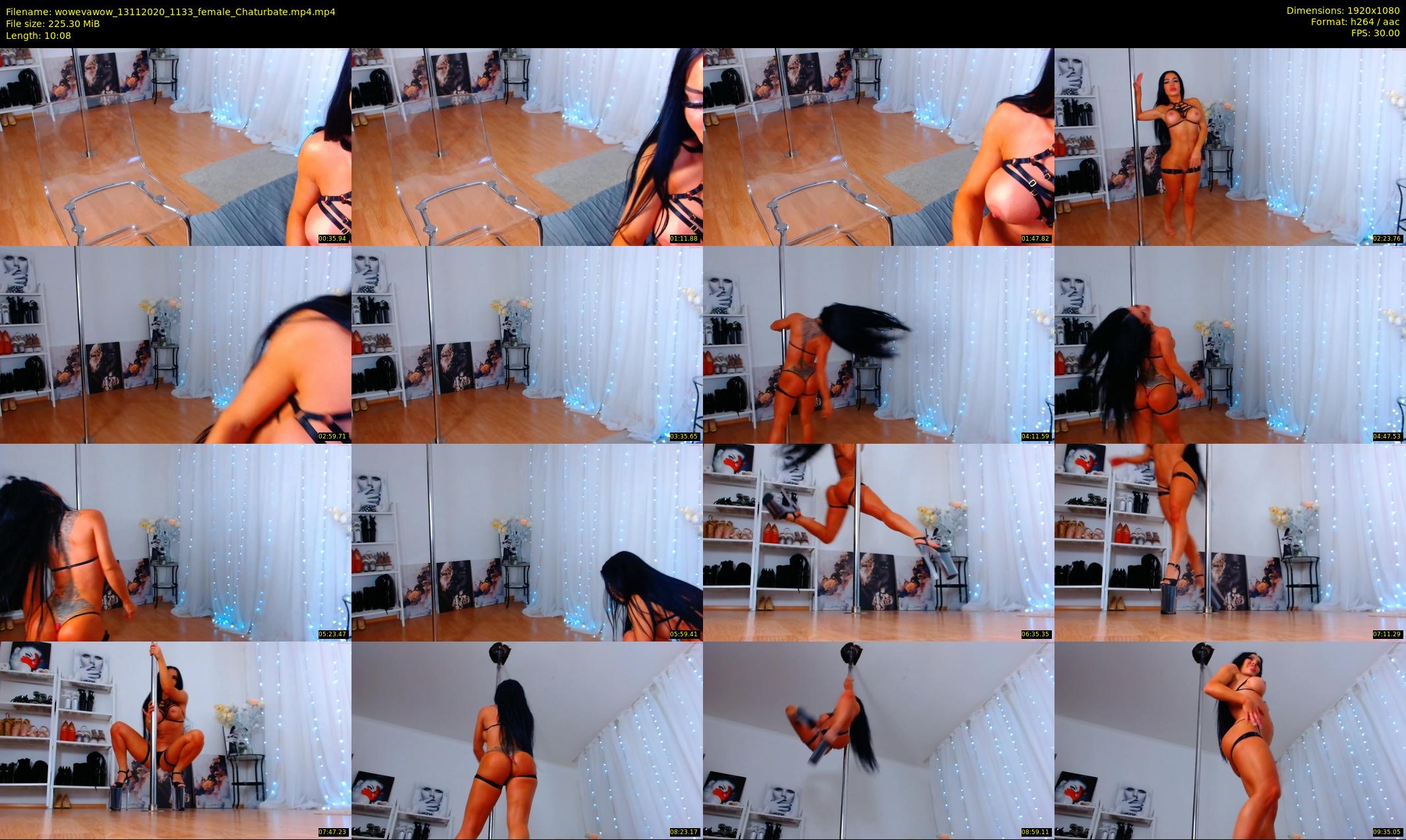 wowevawow — 11 minute Chaturbate female cam show recording, 1080p, Nov 13, 2020