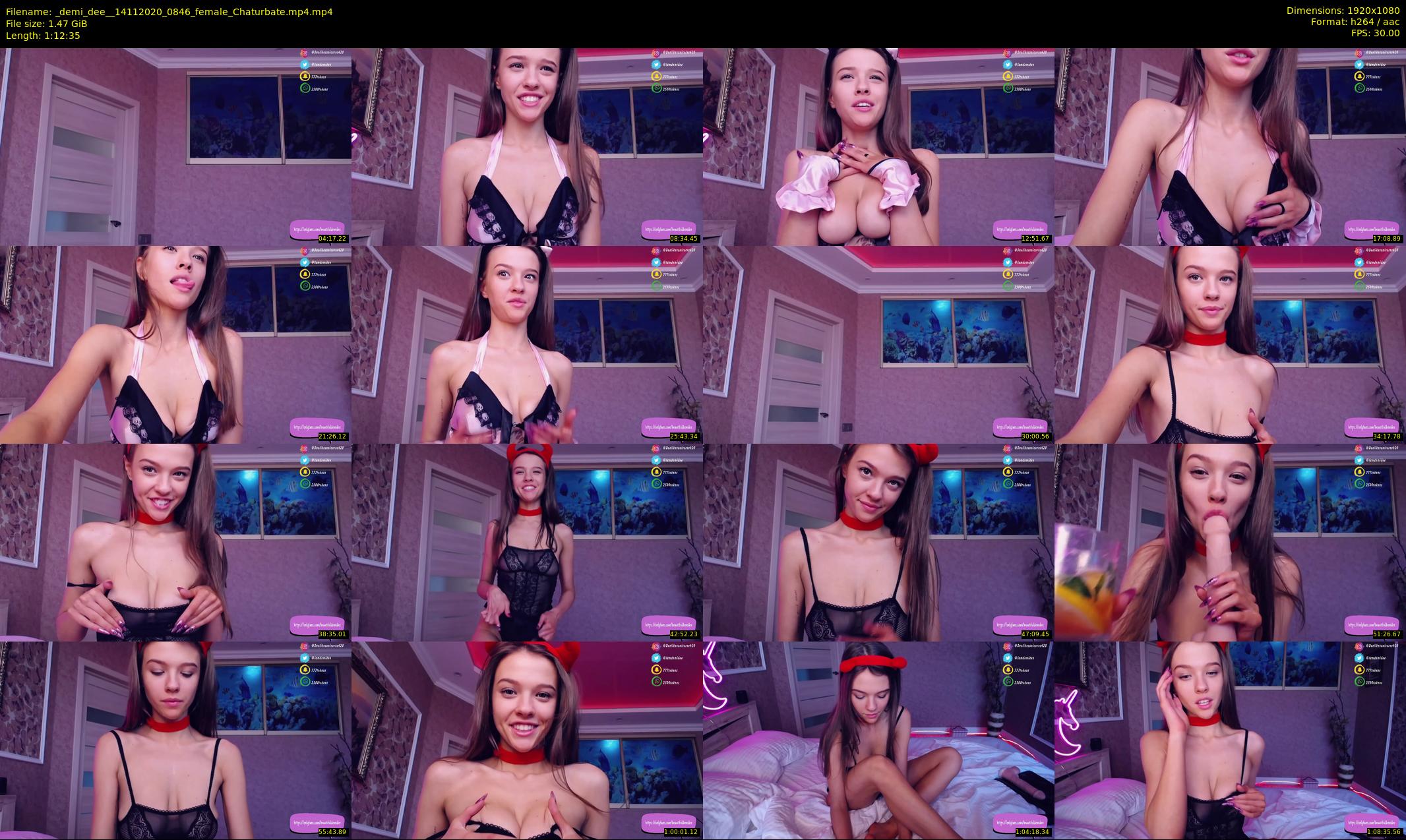 _demi_dee_ — 73 minute Chaturbate female cam show recording, 1080p, Nov 14, 2020