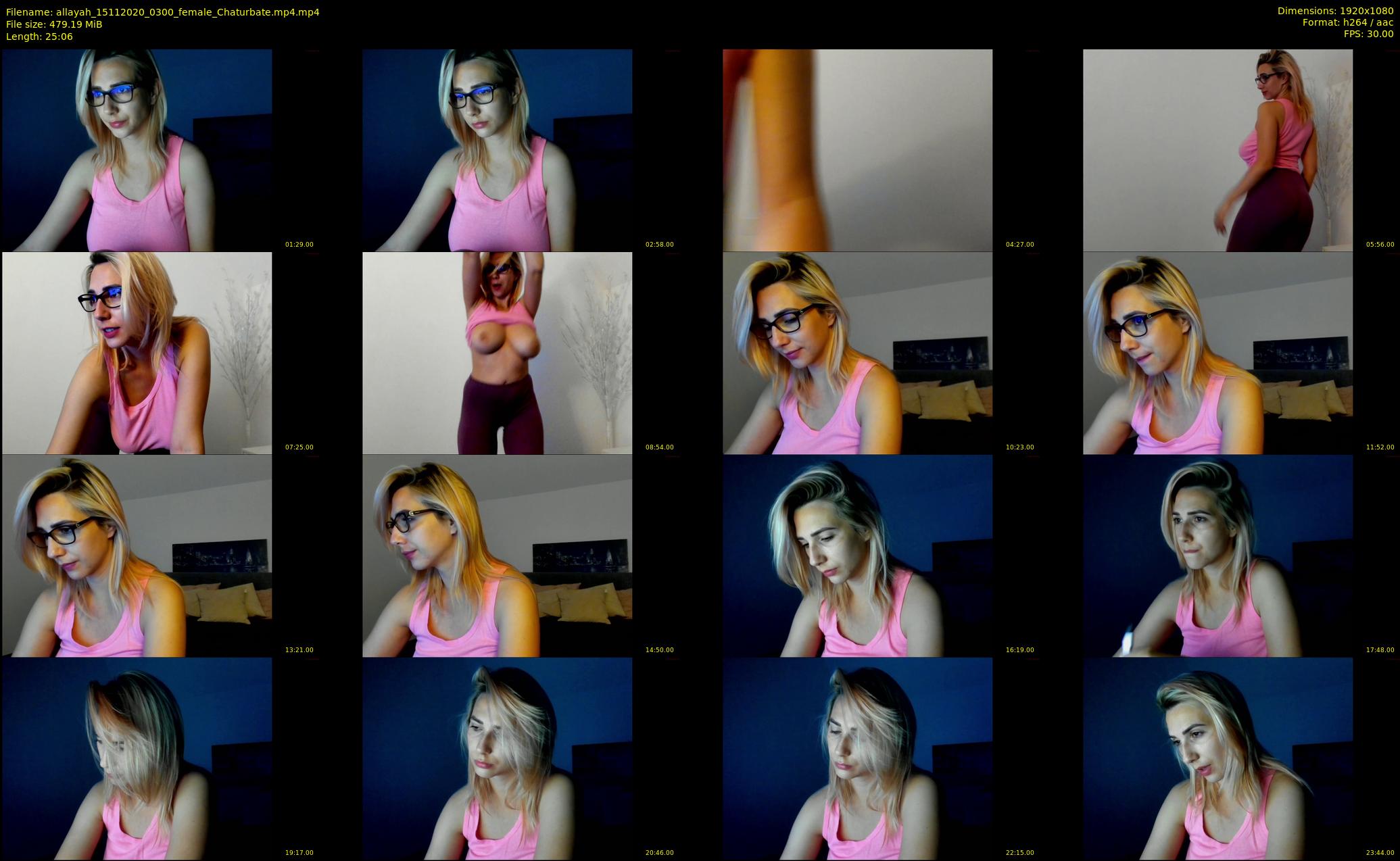 allayah — 26 minute Chaturbate female cam show recording, 1080p, Nov 15, 2020
