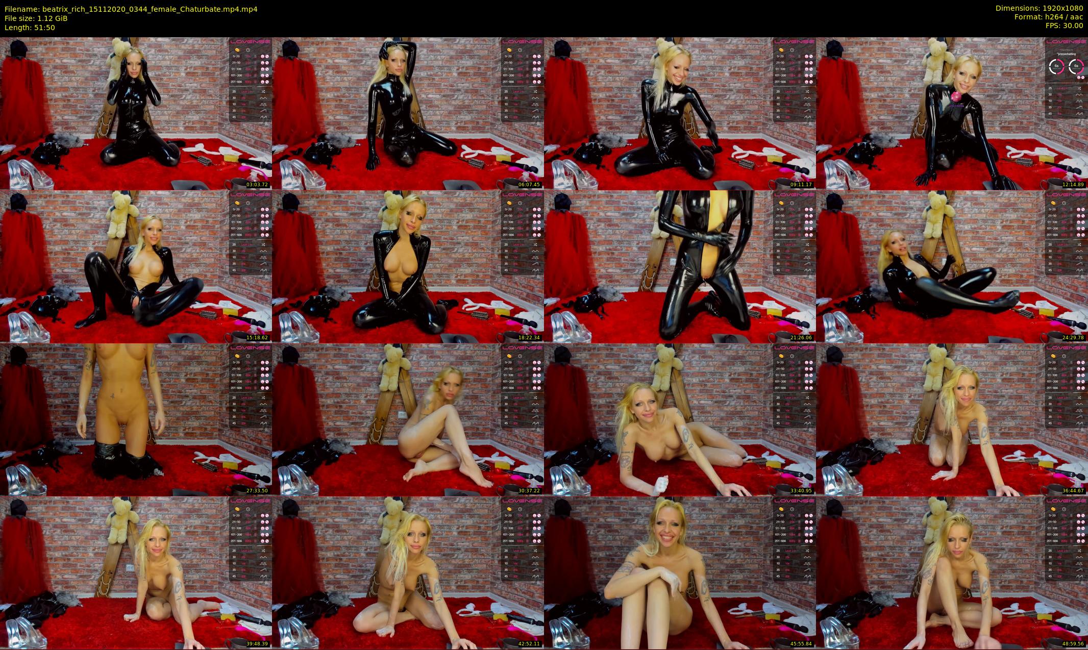 beatrix_rich — 52 minute Chaturbate female cam show recording, 1080p, Nov 15, 2020
