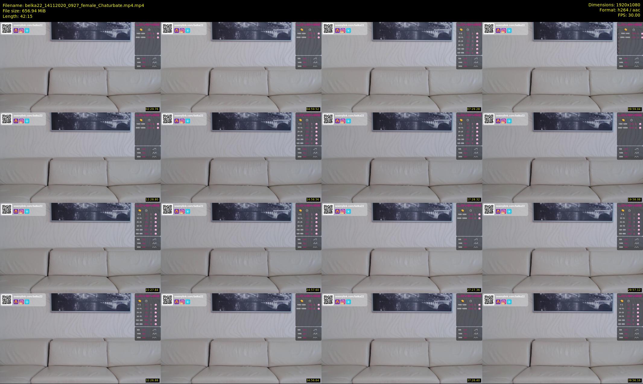 belka22 — 43 minute Chaturbate female cam show recording, 1080p, Nov 14, 2020