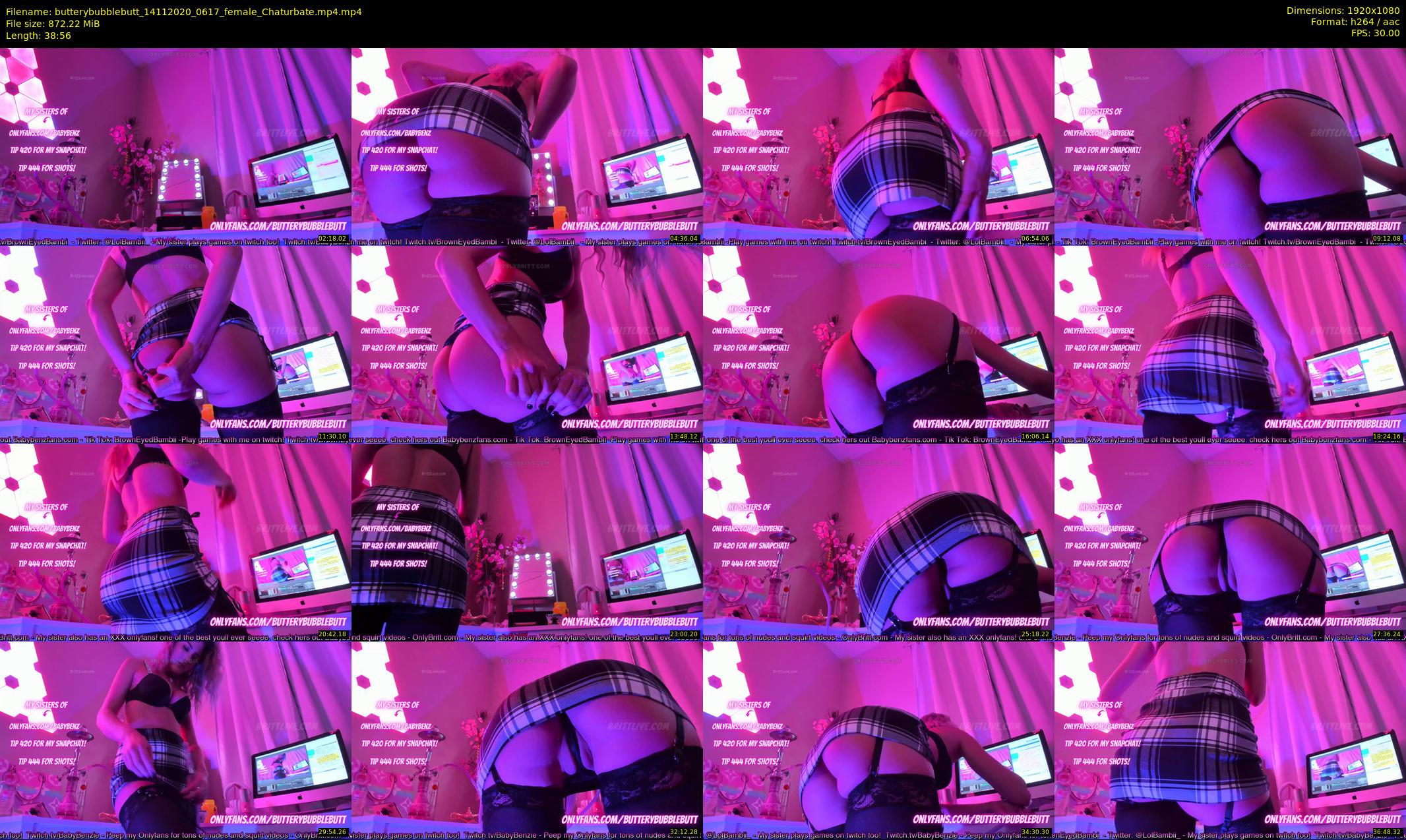 butterybubblebutt — 39 minute Chaturbate couple cam show recording, 1080p, Nov 14, 2020