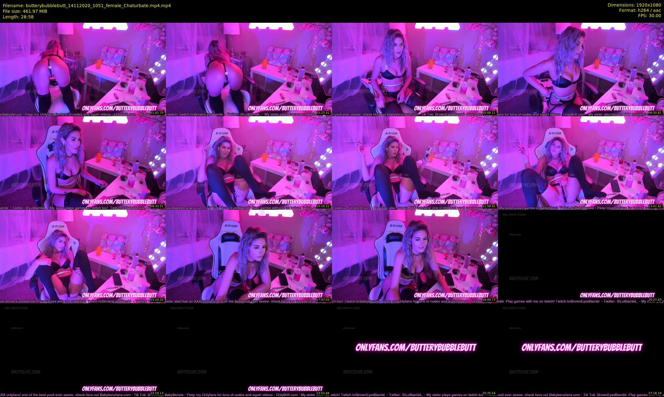 butterybubblebutt — 29 minute Chaturbate couple cam show recording, 1080p, Nov 14, 2020