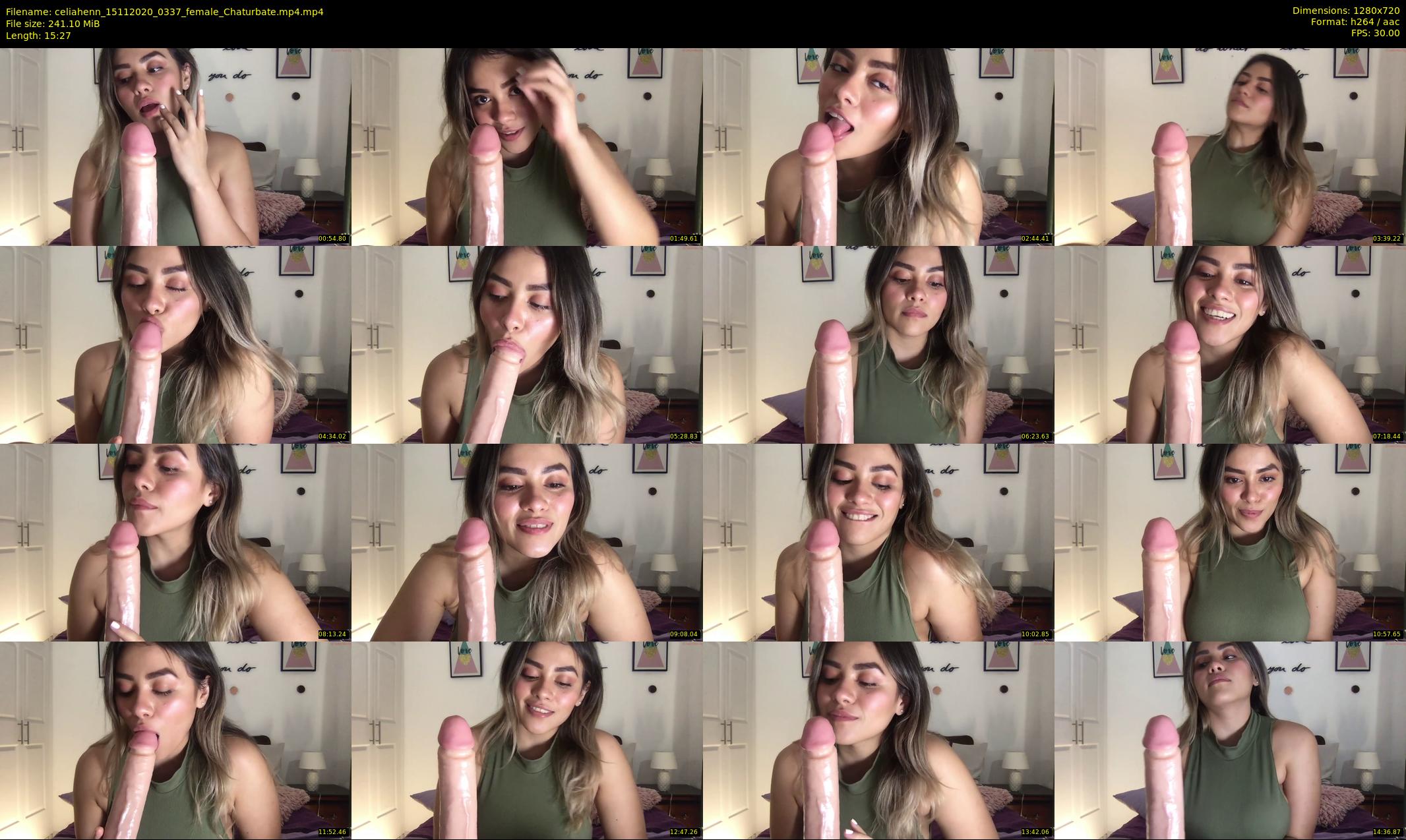 celiahenn — 16 minute Chaturbate female cam show recording, 720p, Nov 15, 2020