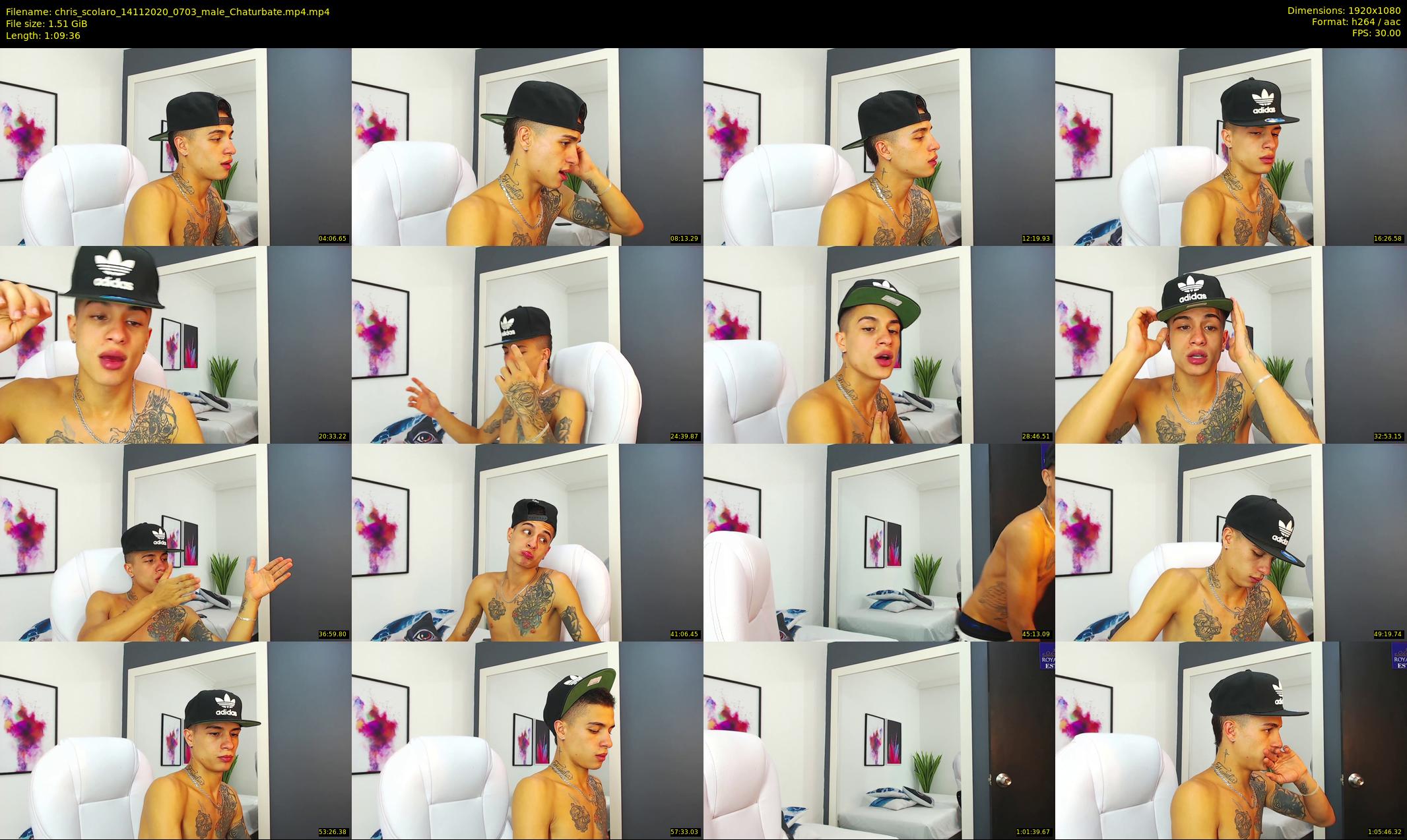 chris_scolaro — 70 minute Chaturbate male cam show recording, 1080p, Nov 14, 2020