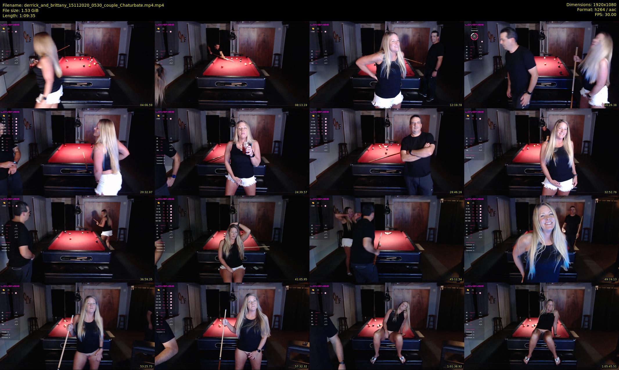 derrick_and_brittany — 70 minute Chaturbate couple cam show recording, 1080p, Nov 15, 2020