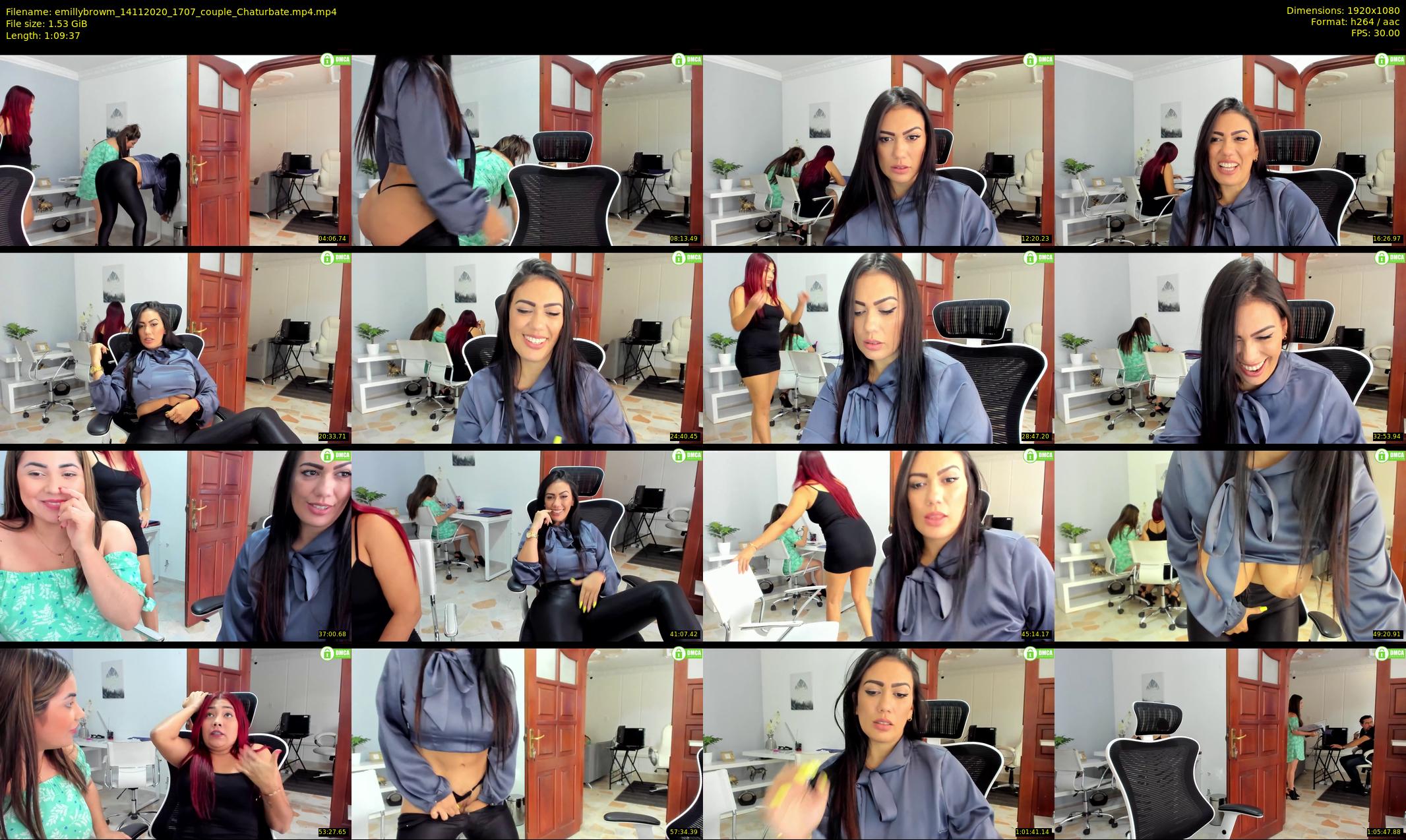 emillybrowm — 70 minute Chaturbate couple cam show recording, 1080p, Nov 14, 2020