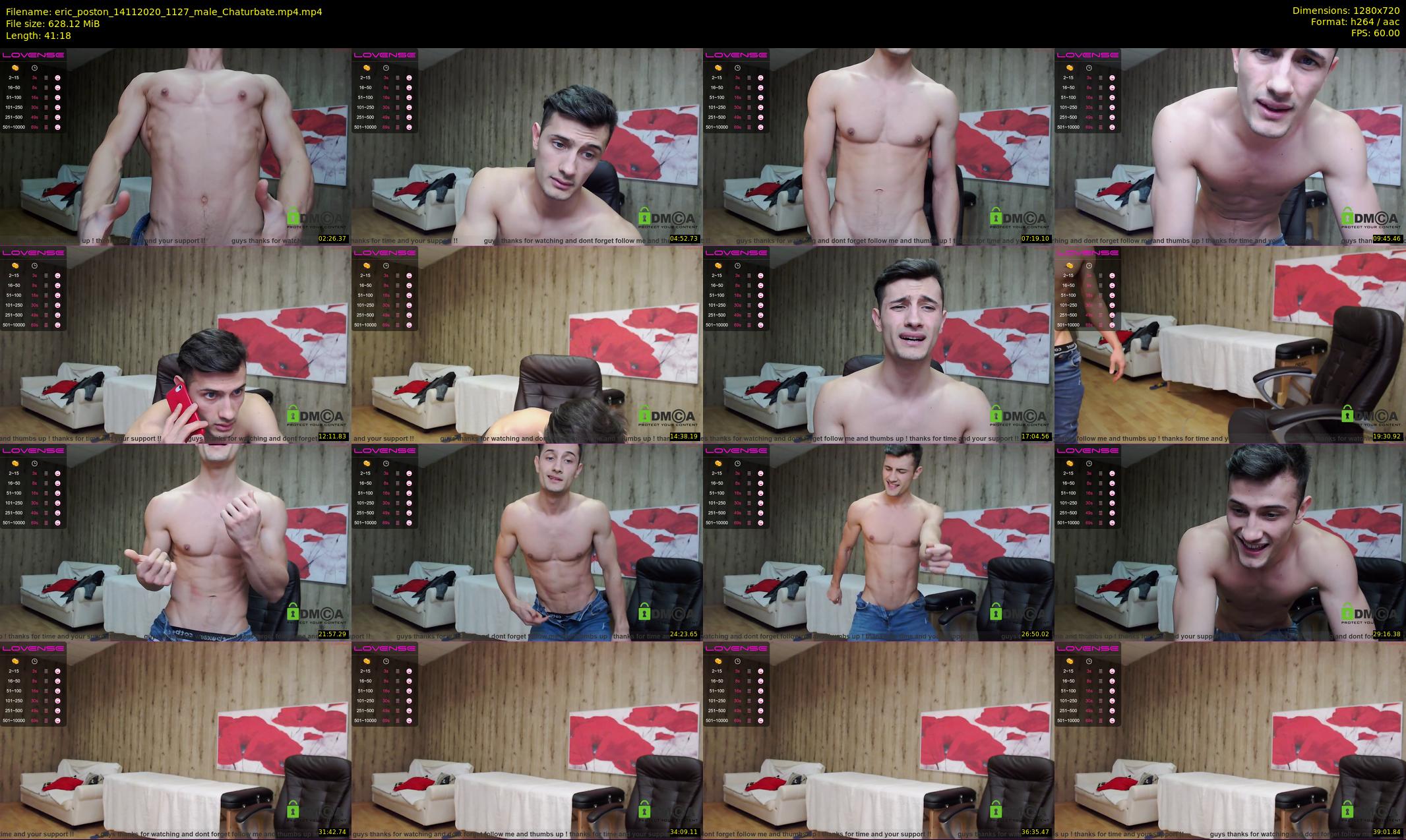eric_poston — 42 minute Chaturbate male cam show recording, 720p, Nov 14, 2020