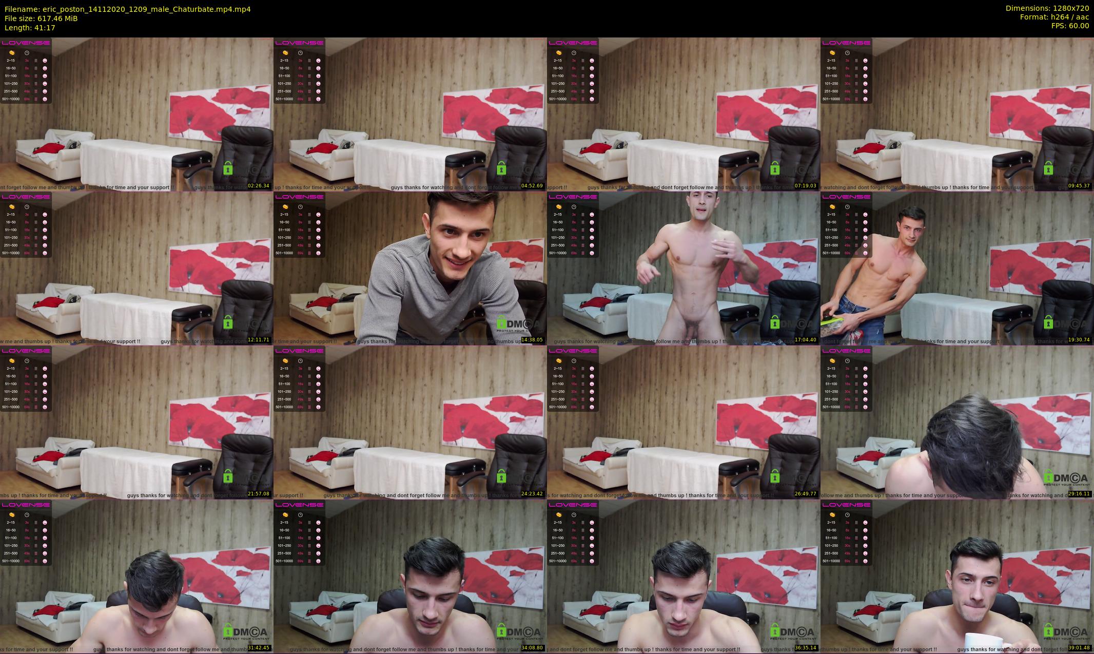 eric_poston — 42 minute Chaturbate male cam show recording, 720p, Nov 14, 2020
