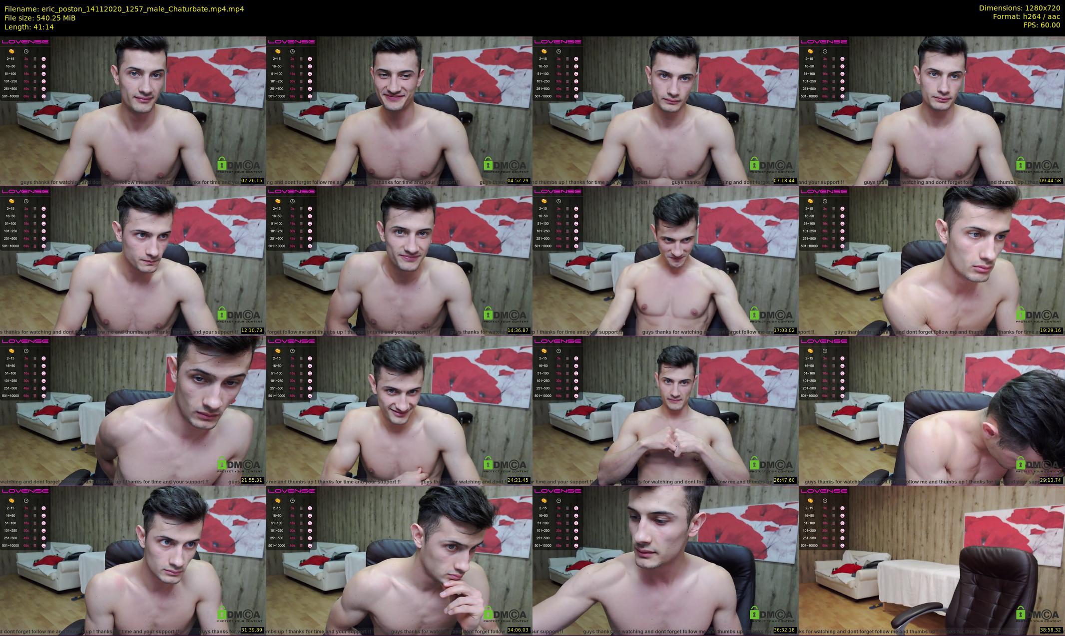 eric_poston — 42 minute Chaturbate male cam show recording, 720p, Nov 14, 2020