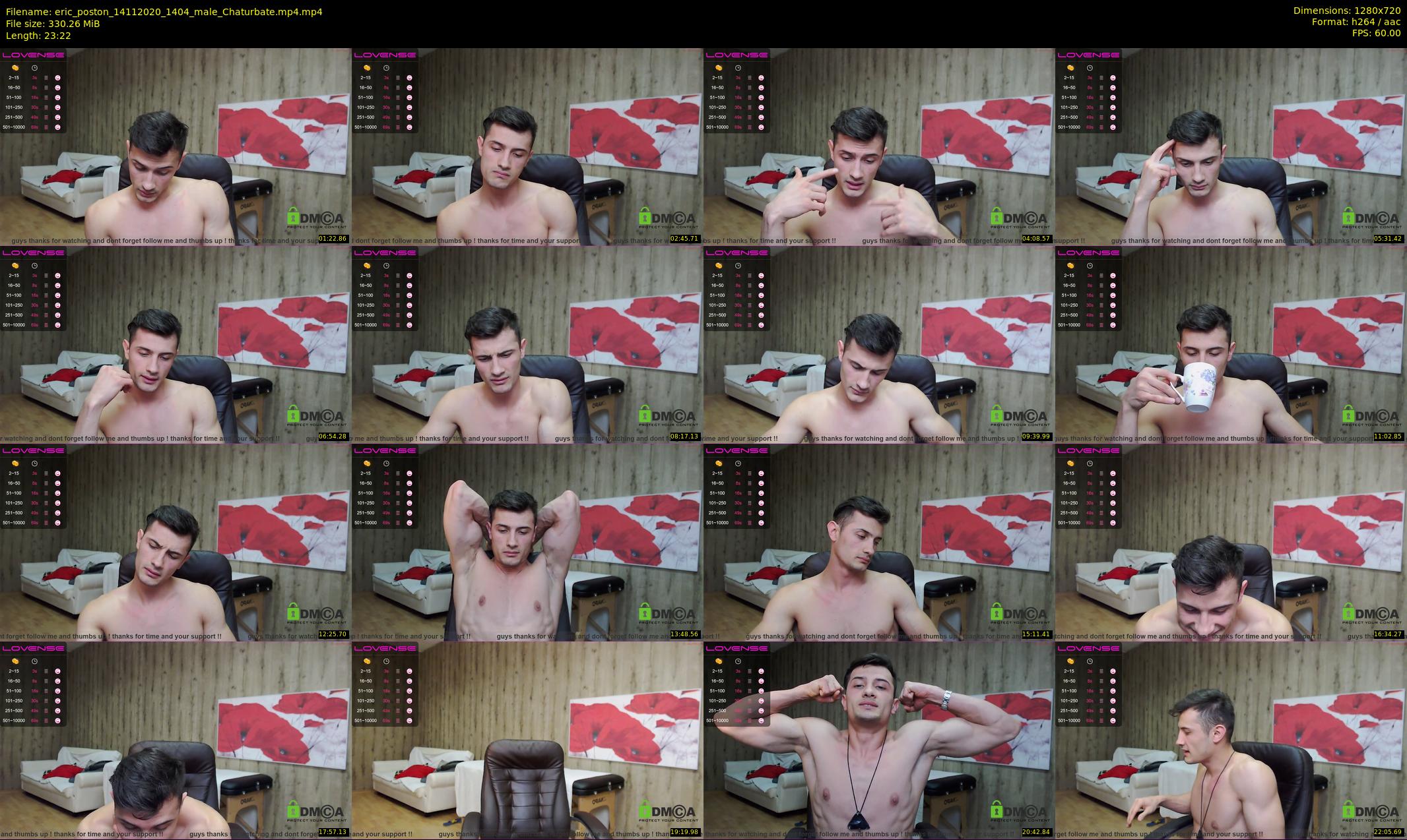 eric_poston — 24 minute Chaturbate male cam show recording, 720p, Nov 14, 2020
