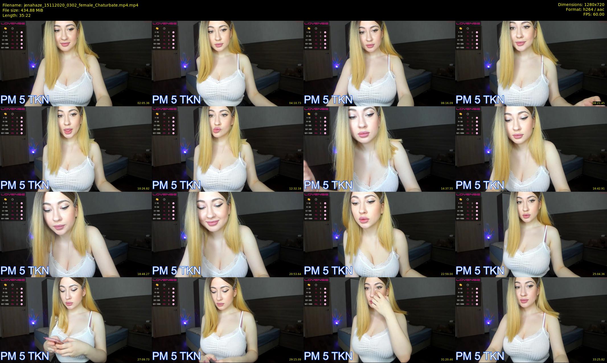 jenahaze — 36 minute Chaturbate female cam show recording, 720p, Nov 15, 2020