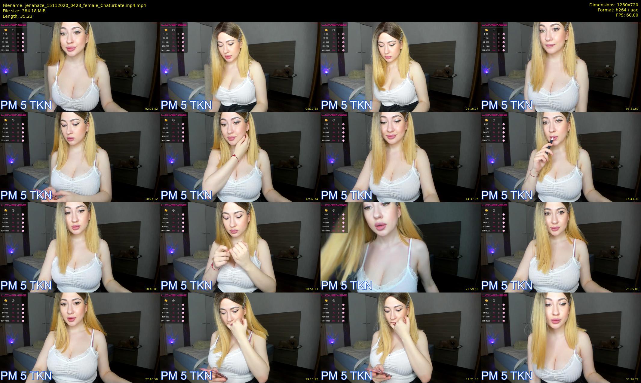 jenahaze — 36 minute Chaturbate female cam show recording, 720p, Nov 15, 2020