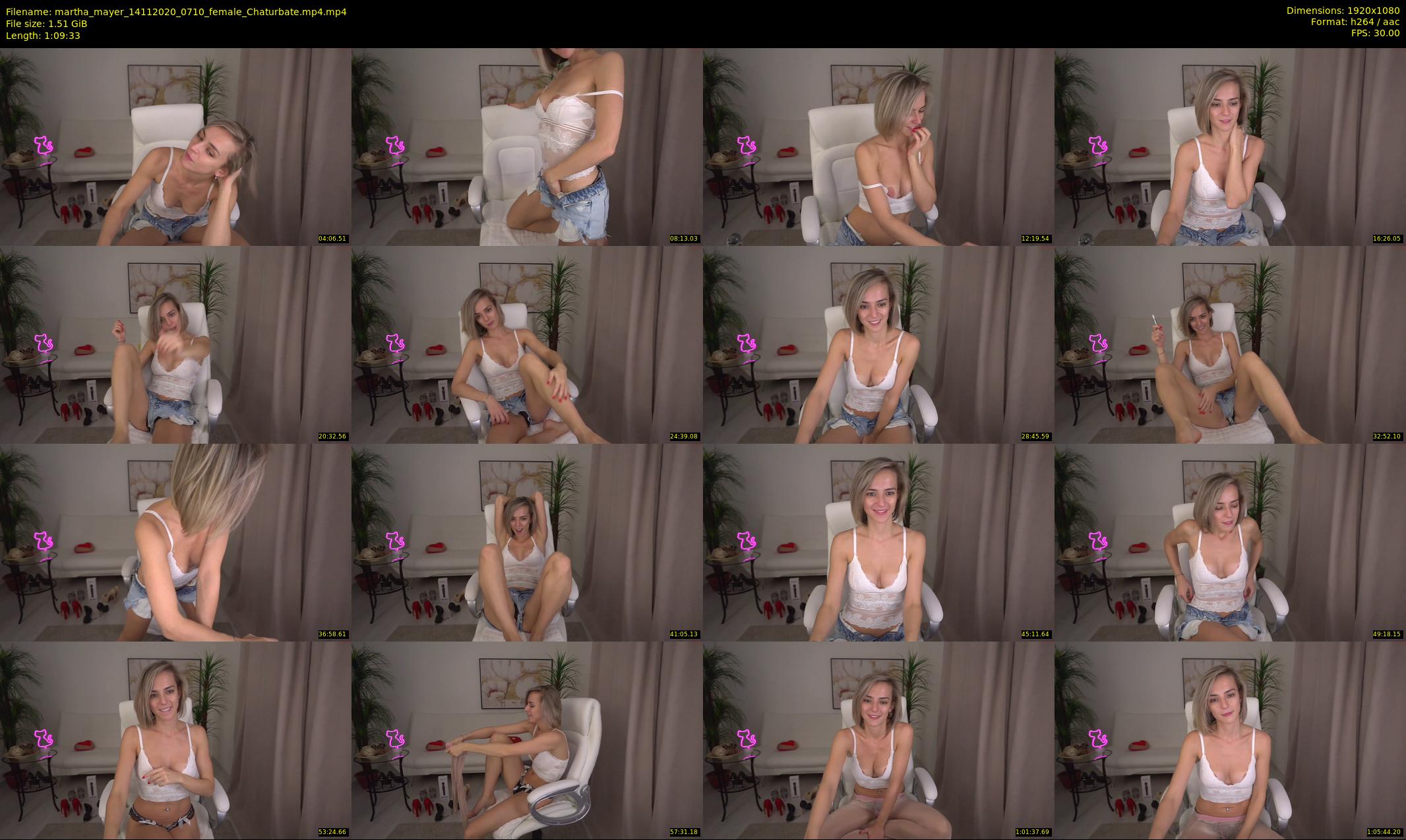 martha_mayer — 70 minute Chaturbate female cam show recording, 1080p, Nov 14, 2020