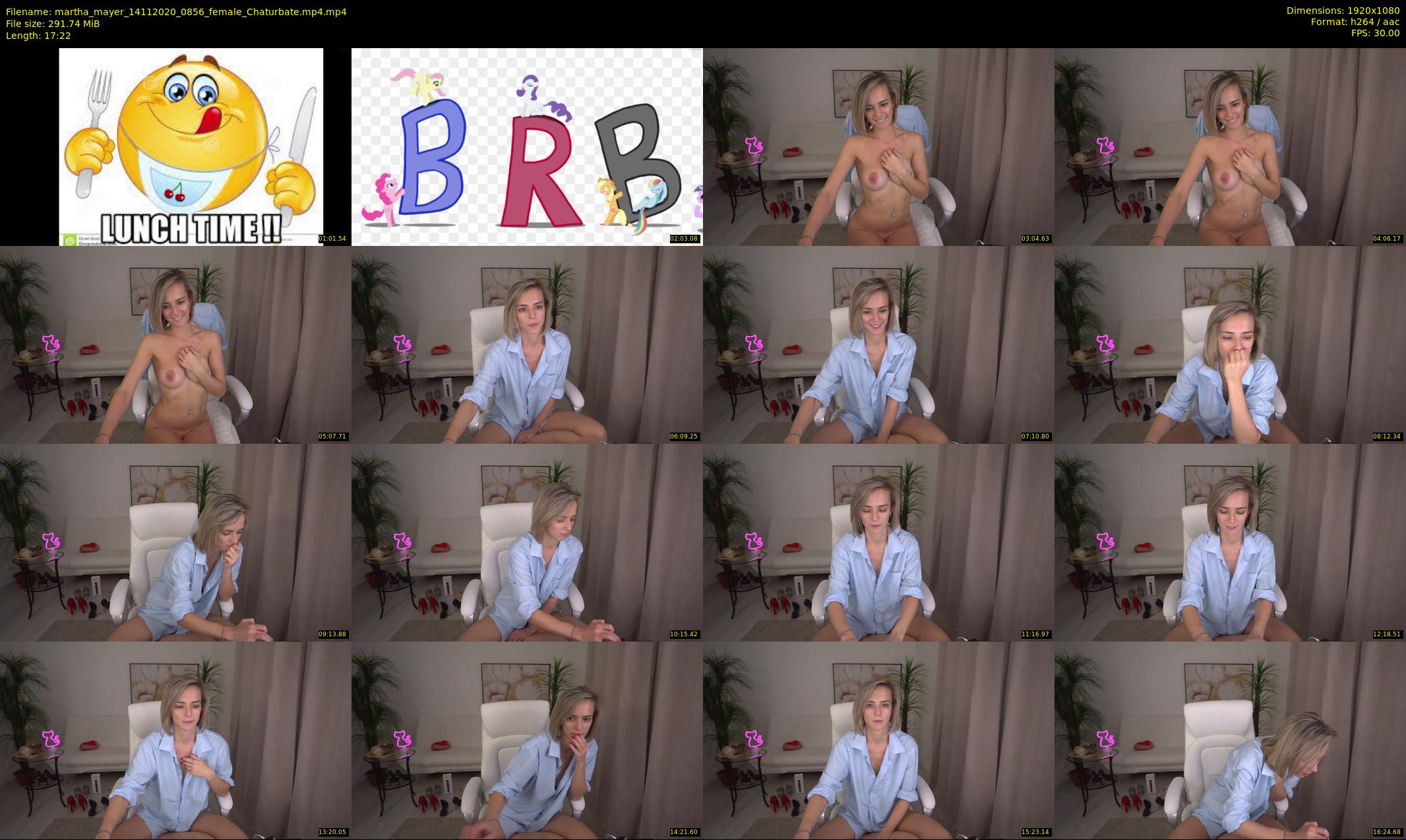 martha_mayer — 18 minute Chaturbate female cam show recording, 1080p, Nov 14, 2020