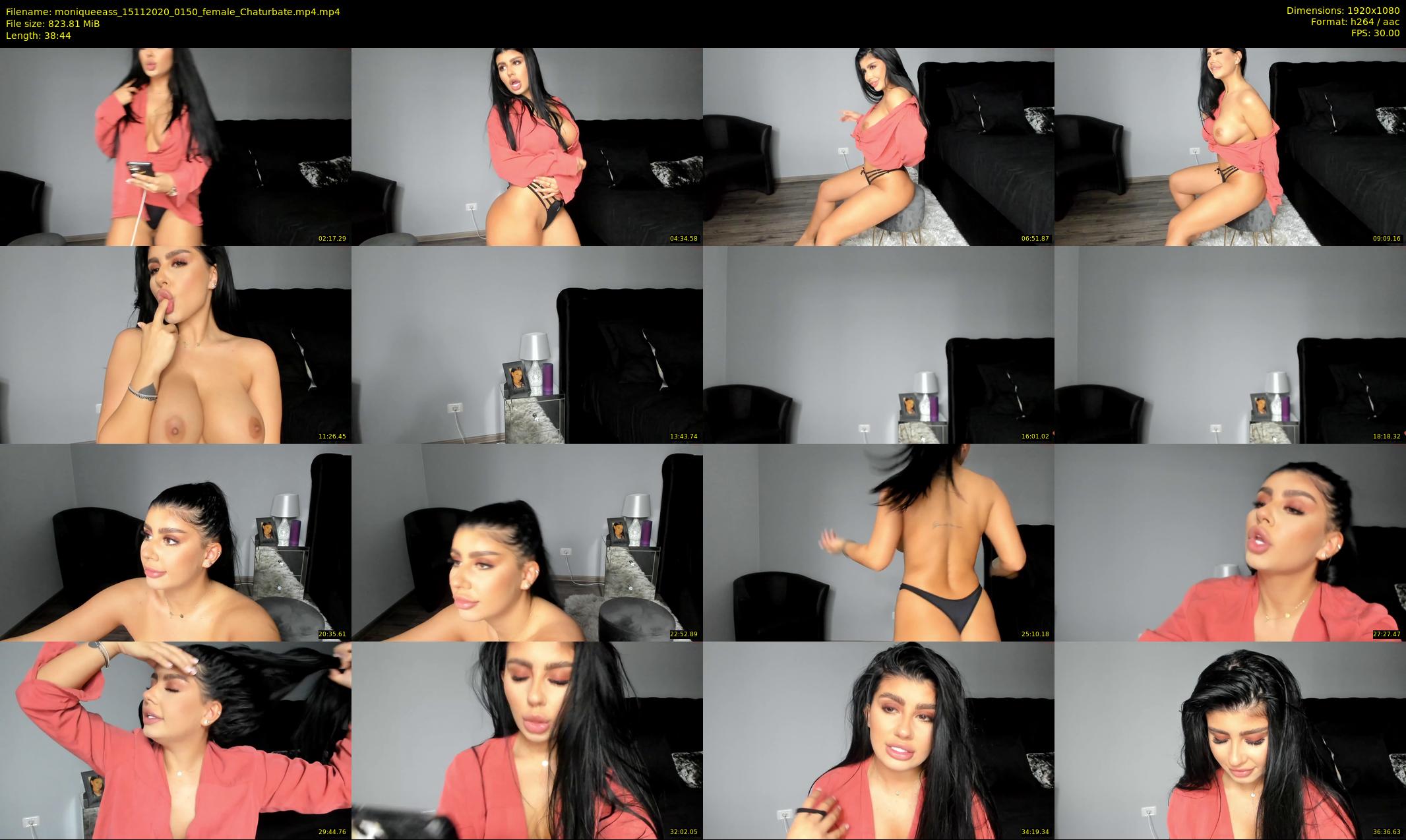 moniqueeass — 39 minute Chaturbate female cam show recording, 1080p, Nov 15, 2020