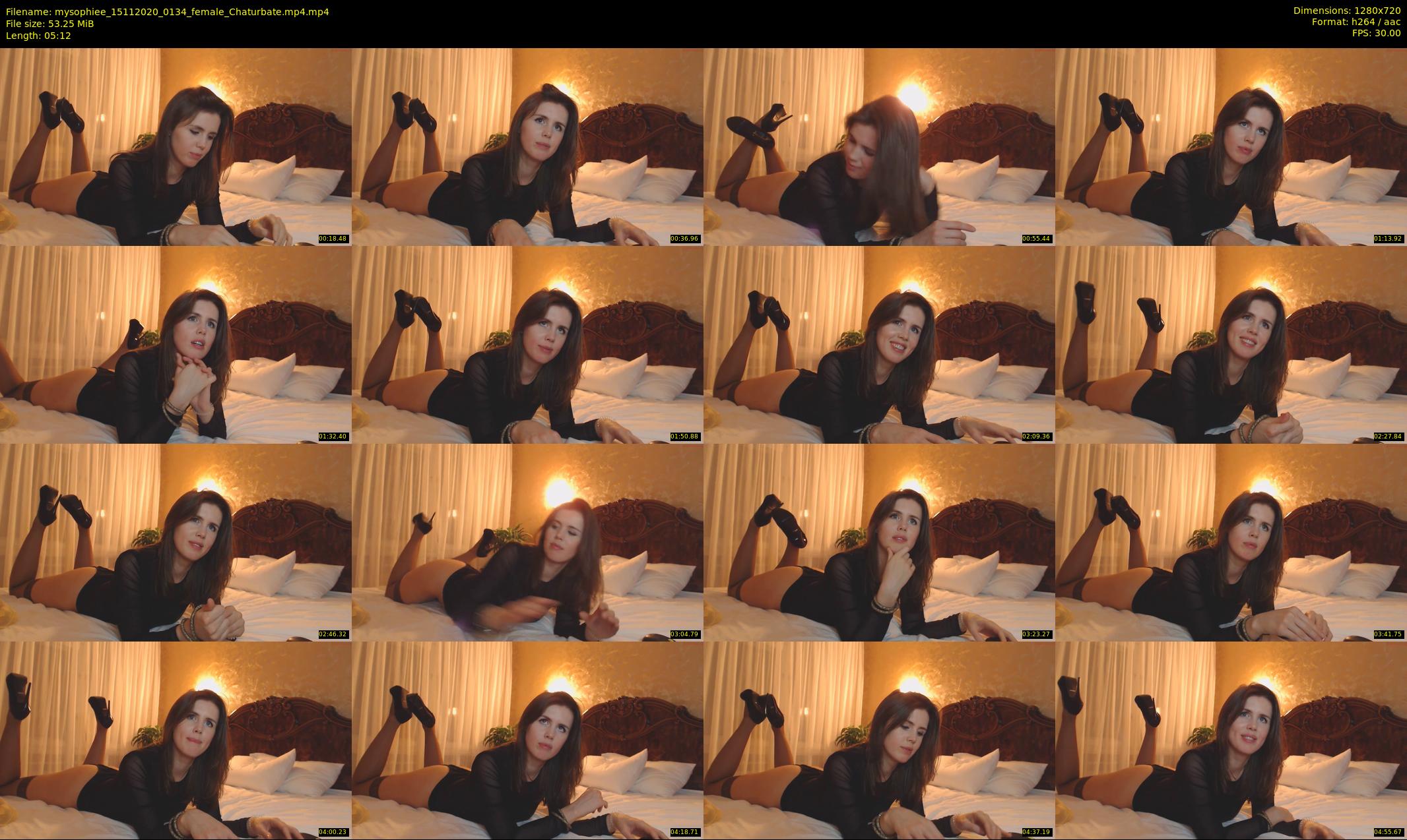 mysophiee — 6 minute Chaturbate female cam show recording, 720p, Nov 15, 2020