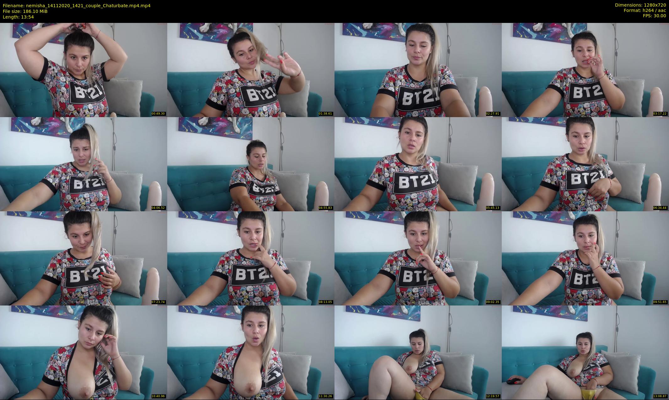nemisha — 14 minute Chaturbate female cam show recording, 720p, Nov 14, 2020