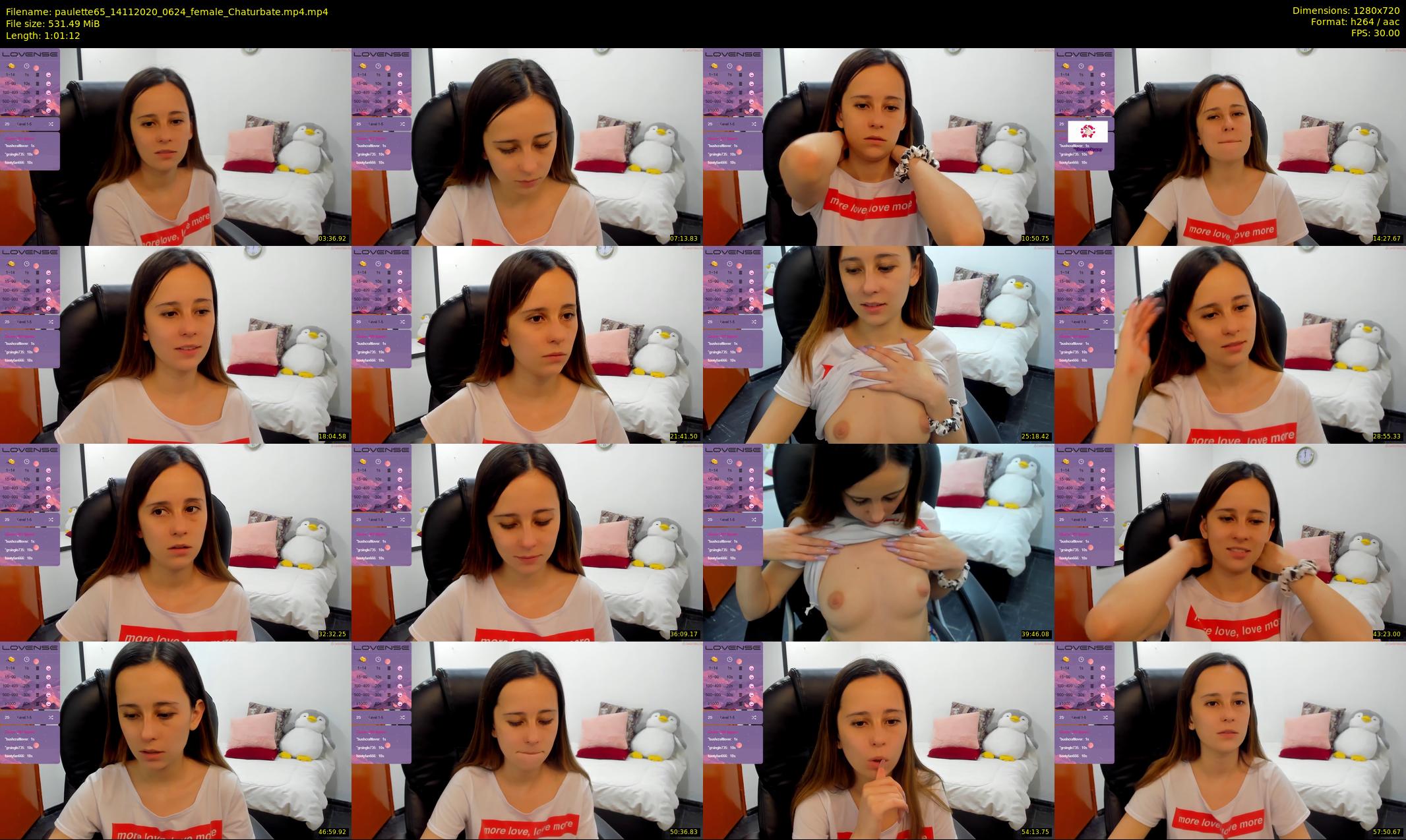 paulette65 — 62 minute Chaturbate female cam show recording, 720p, Nov 14, 2020