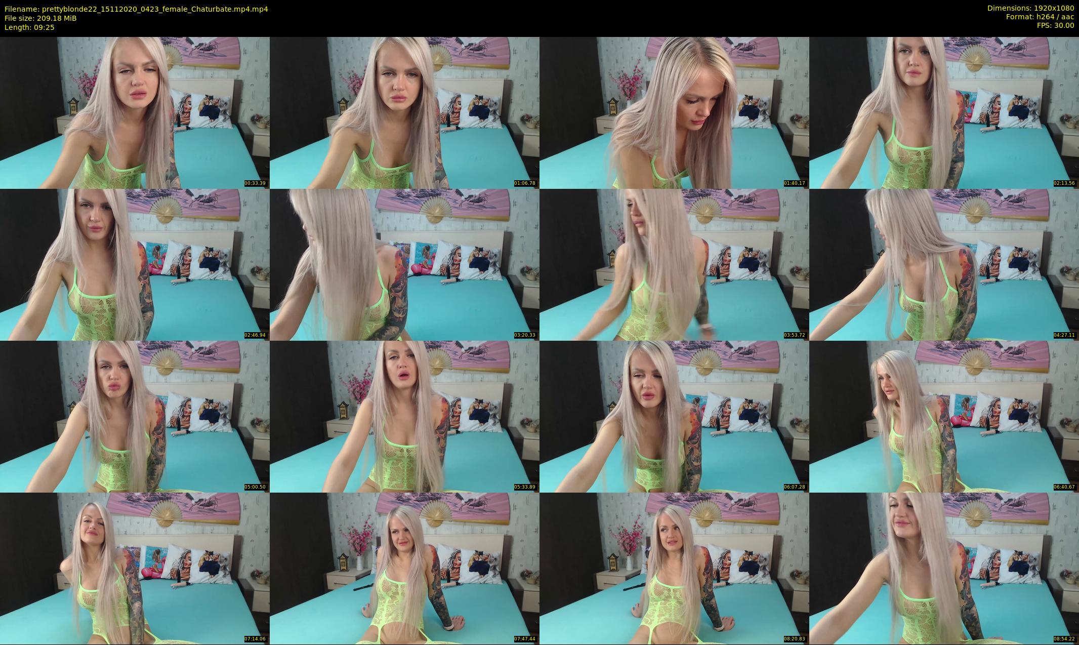 prettyblonde22 — 10 minute Chaturbate female cam show recording, 1080p, Nov 15, 2020