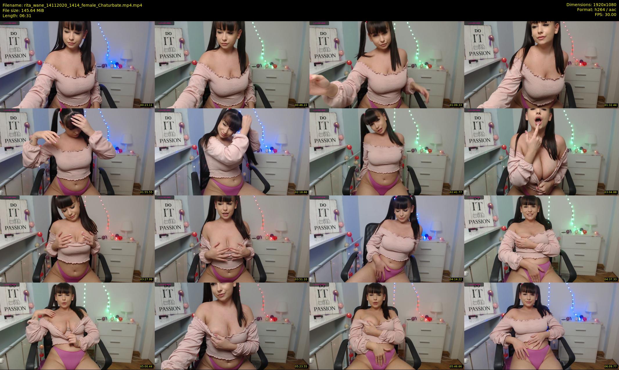 rita_wane — 7 minute Chaturbate female cam show recording, 1080p, Nov 14, 2020