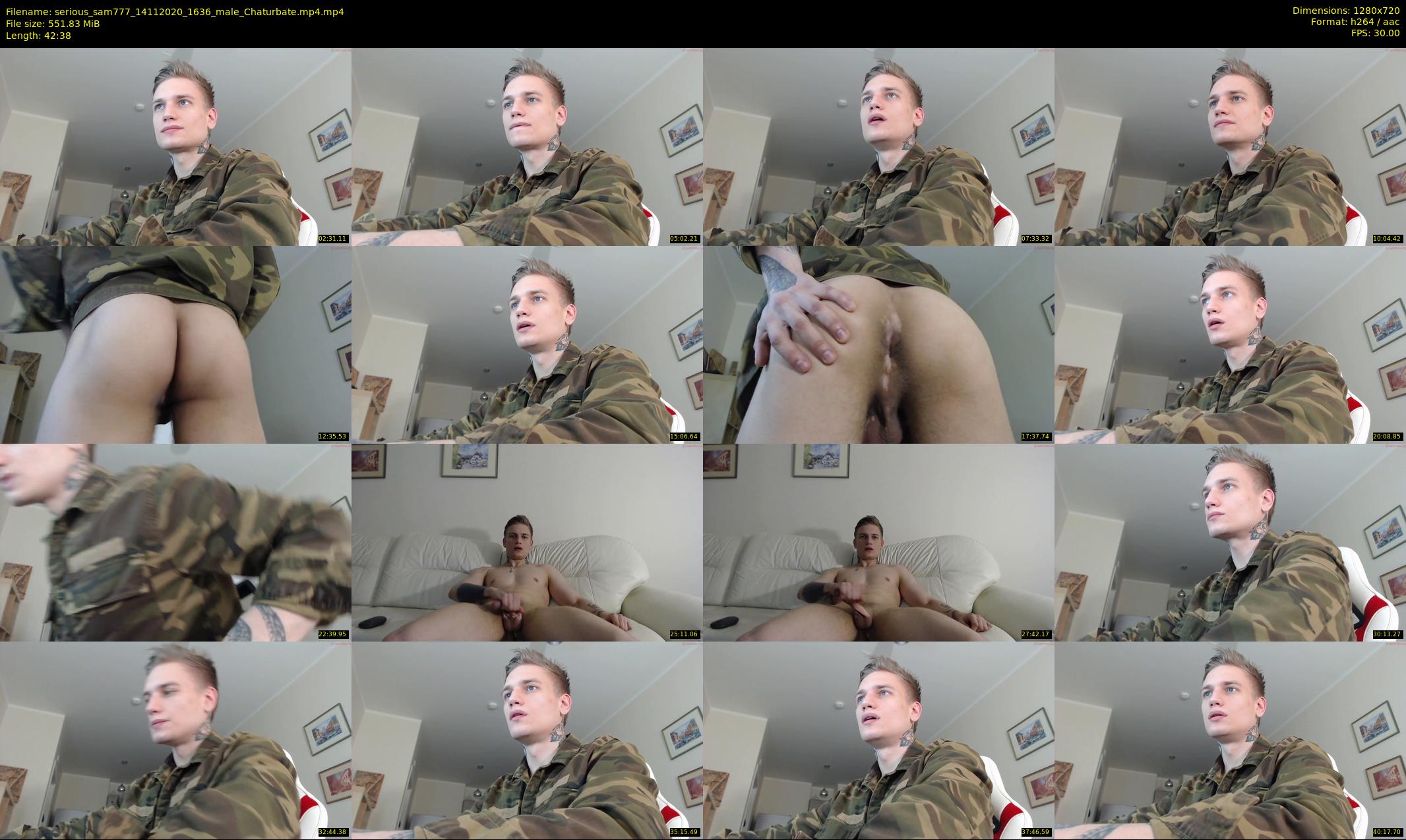 serious_sam777 — 43 minute Chaturbate male cam show recording, 720p, Nov 14, 2020