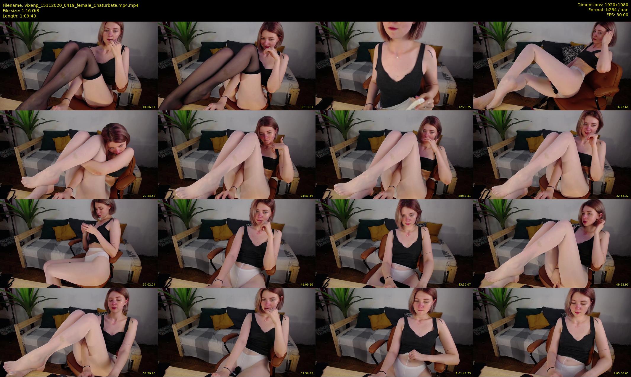 vixenp — 70 minute Chaturbate female cam show recording, 1080p, Nov 15, 2020