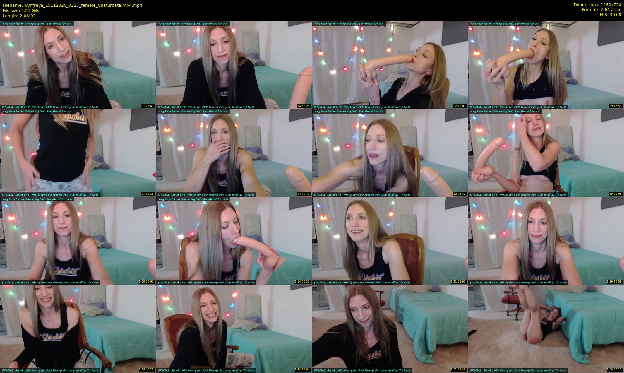 wynfreya — 127 minute Chaturbate female cam show recording, 720p, Nov 15, 2020