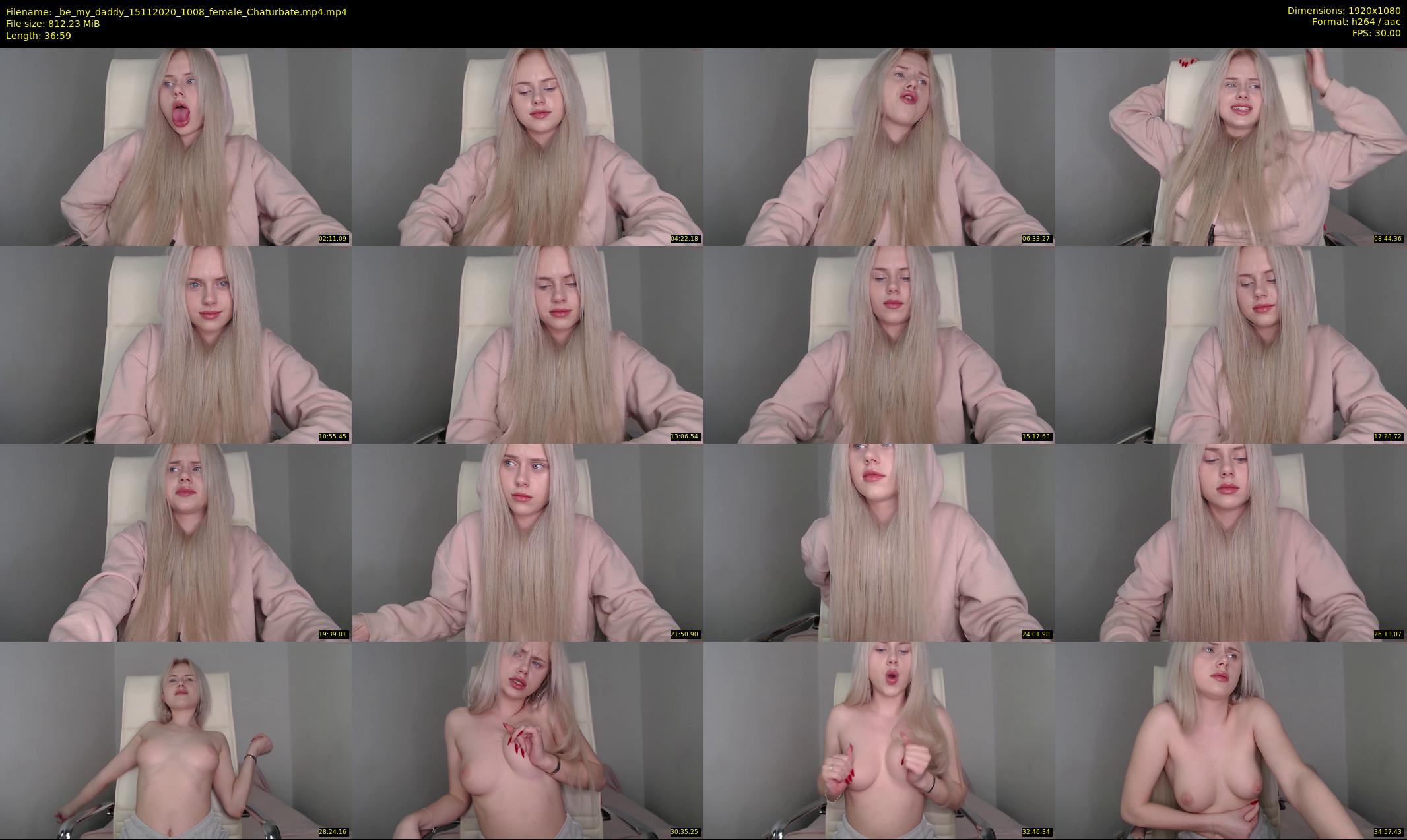 _be_my_daddy — 37 minute Chaturbate female cam show recording, 1080p, Nov 15, 2020