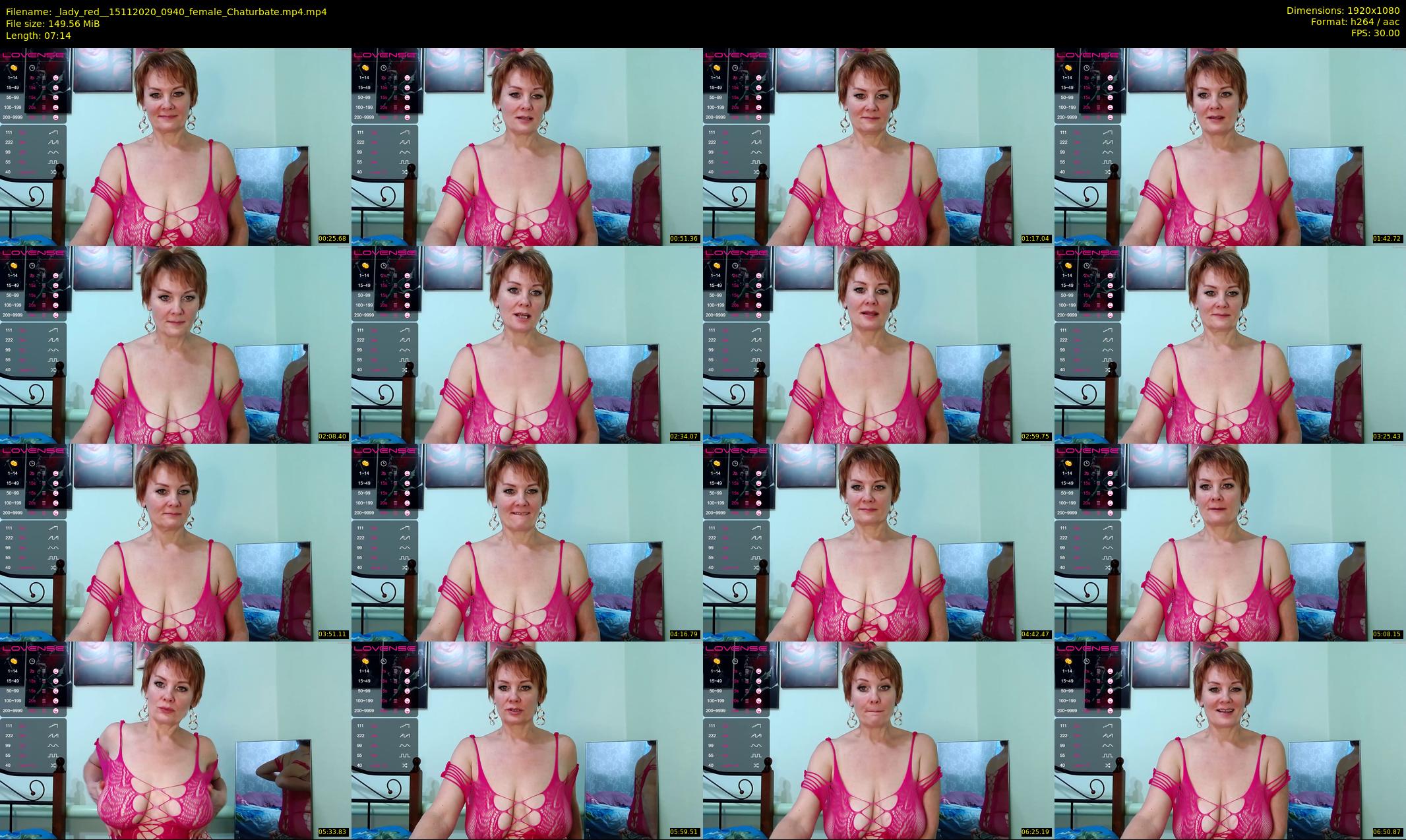 _lady_red_ — 8 minute Chaturbate female cam show recording, 1080p, Nov 15, 2020