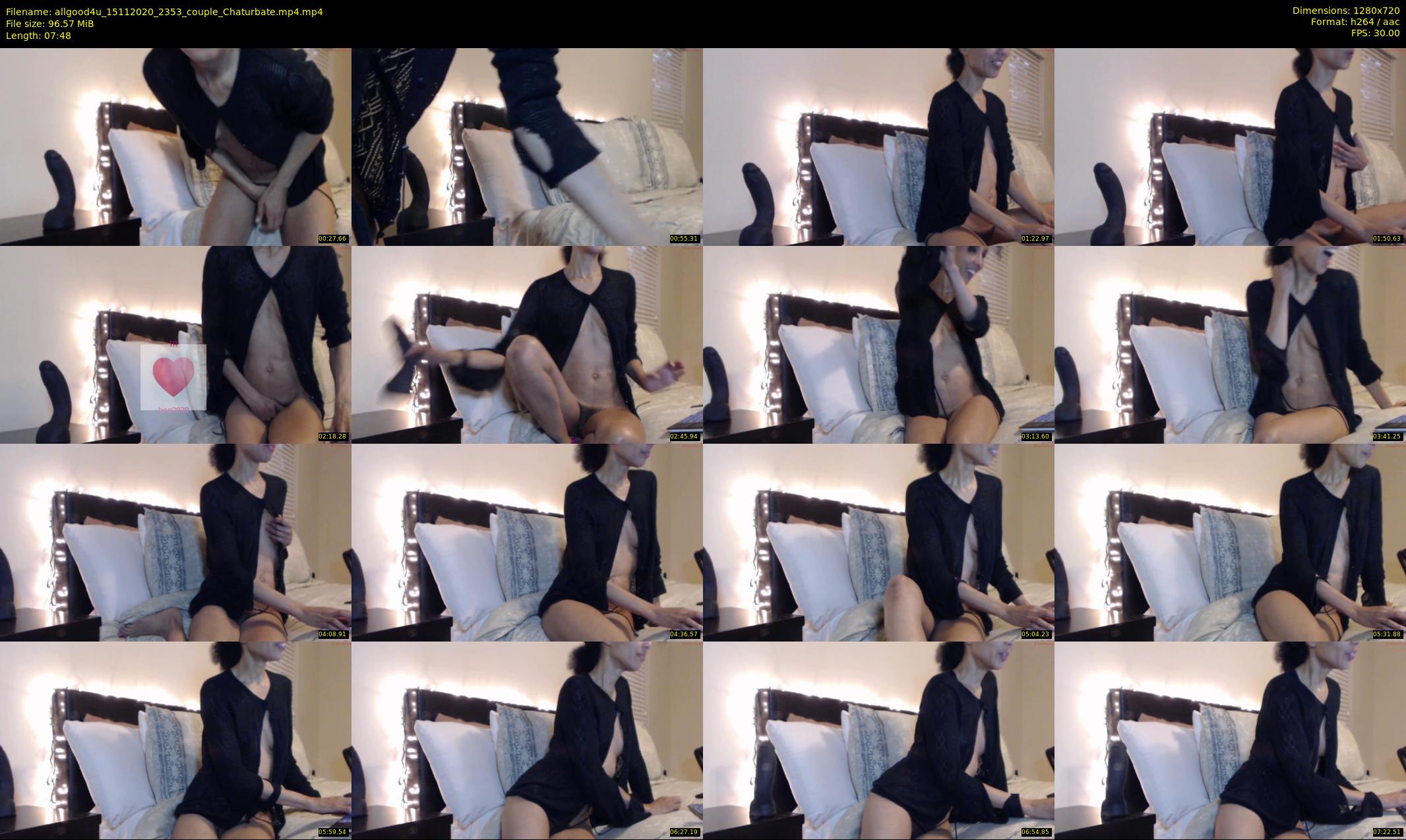 allgood4u — 8 minute Chaturbate couple cam show recording, 720p, Nov 15, 2020
