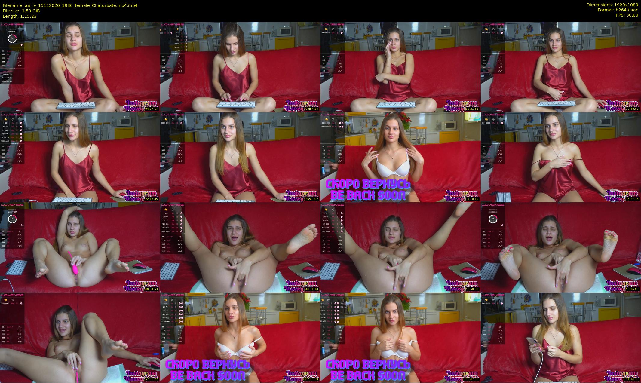 an_iv — 76 minute Chaturbate female cam show recording, 1080p, Nov 15, 2020