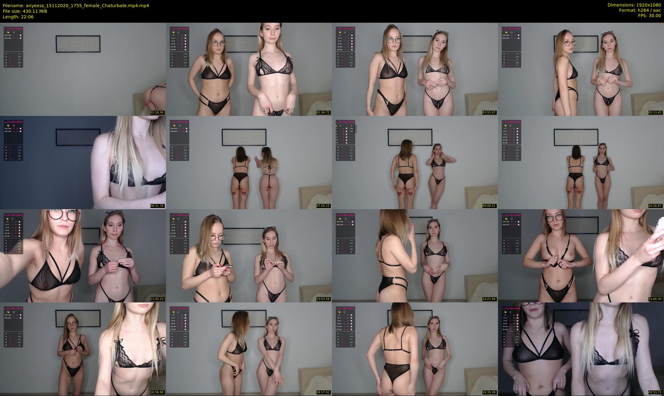 anyeess — 23 minute Chaturbate female cam show recording, 1080p, Nov 15, 2020