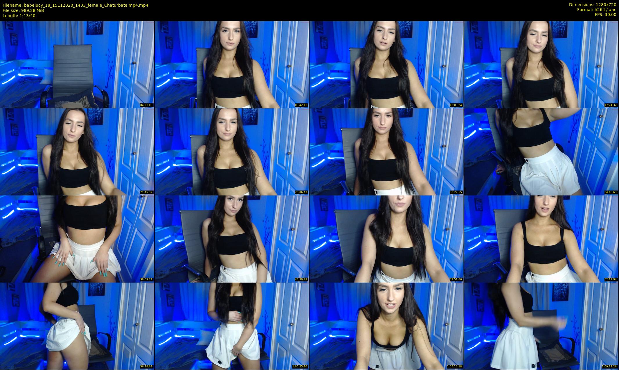 babelucy_18 — 74 minute Chaturbate female cam show recording, 720p, Nov 15, 2020