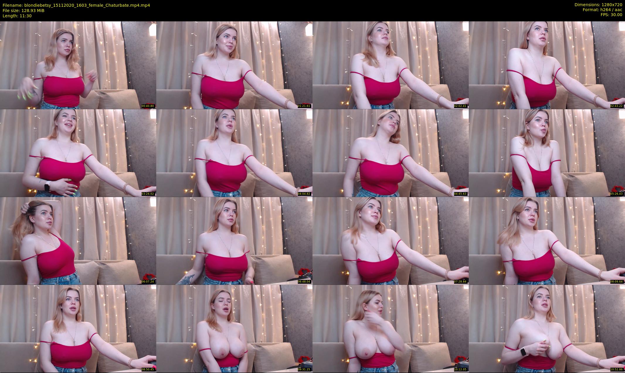 blondiebetsy — 12 minute Chaturbate female cam show recording, 720p, Nov 15, 2020