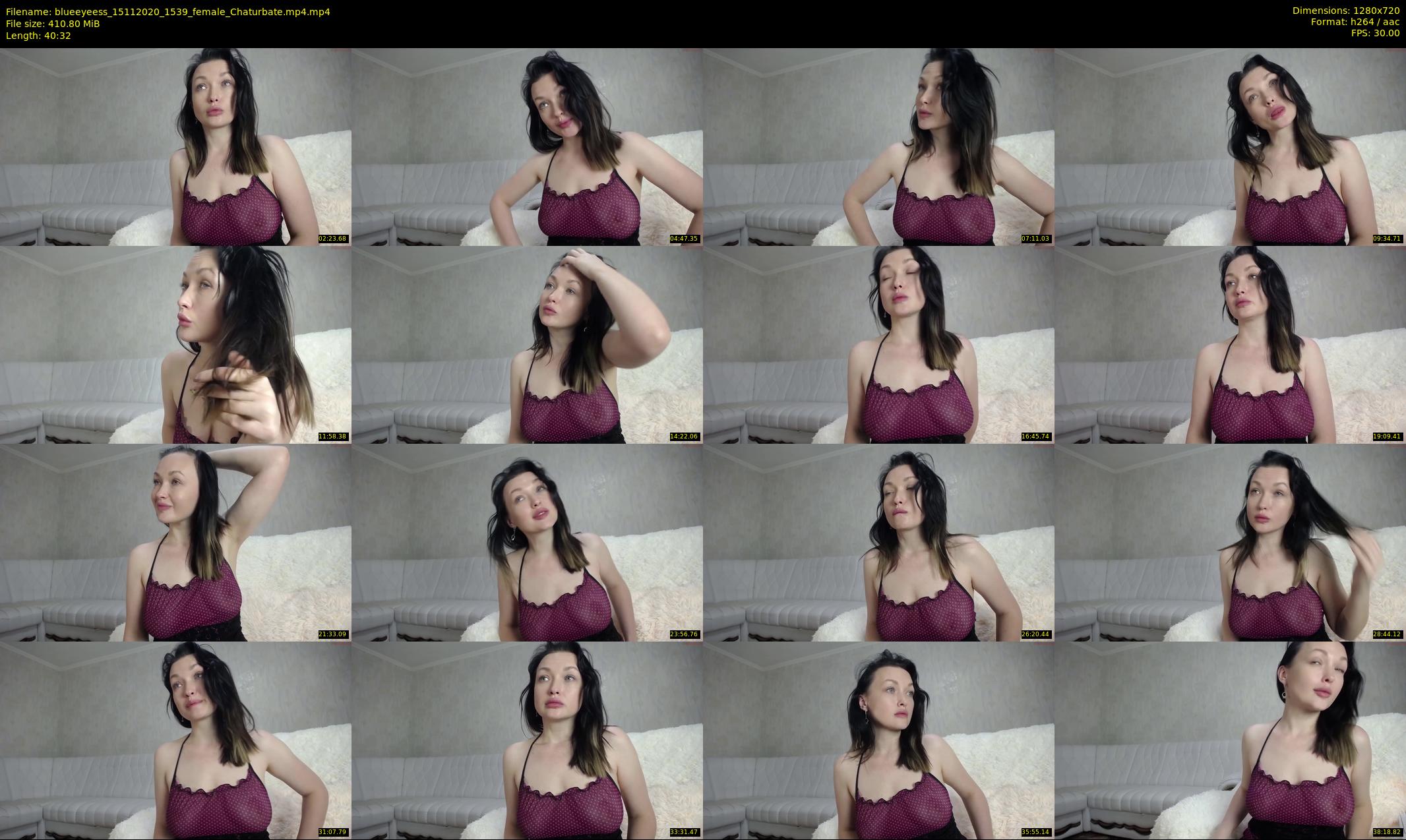 blueeyeess — 41 minute Chaturbate female cam show recording, 720p, Nov 15, 2020
