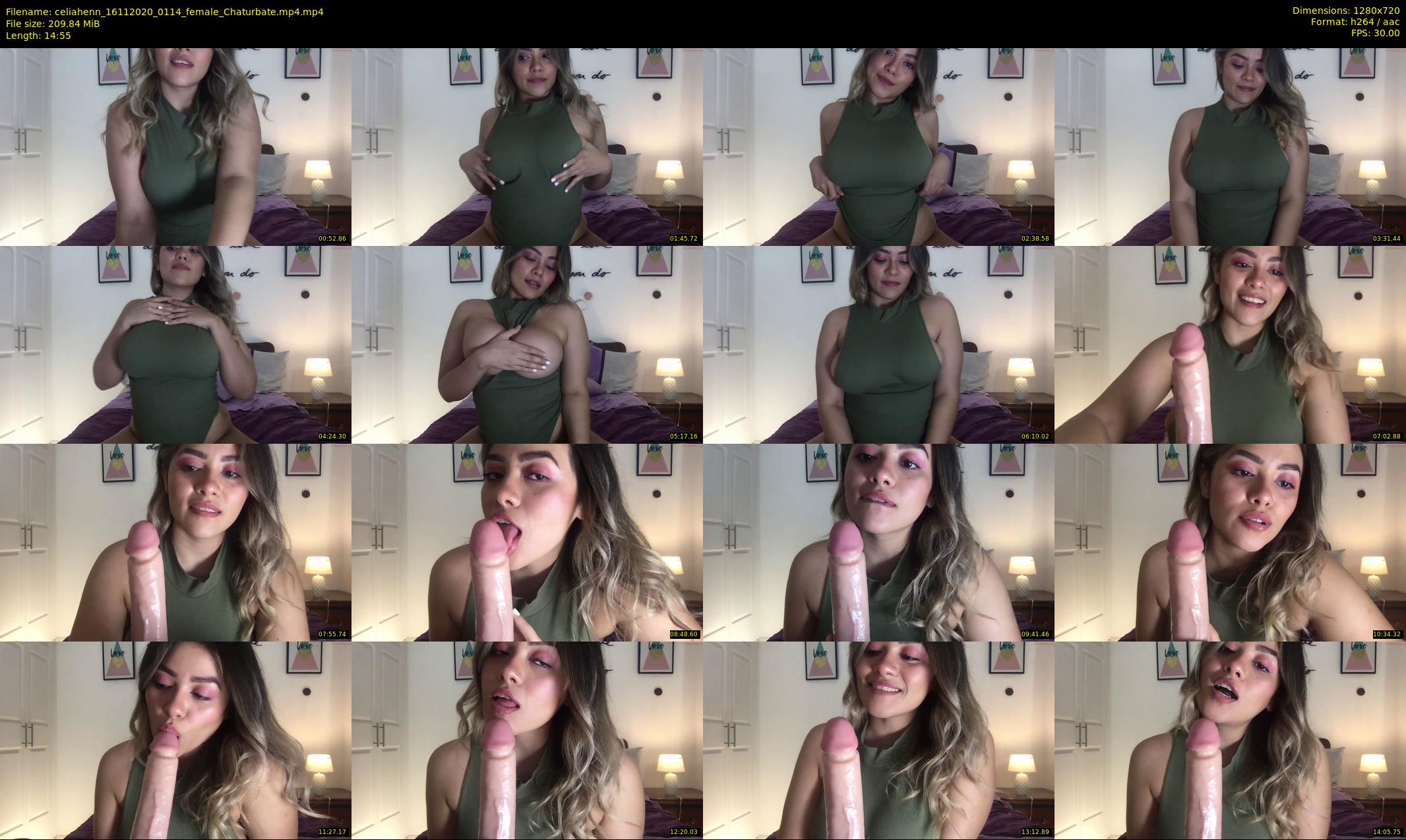 celiahenn — 15 minute Chaturbate female cam show recording, 720p, Nov 16, 2020