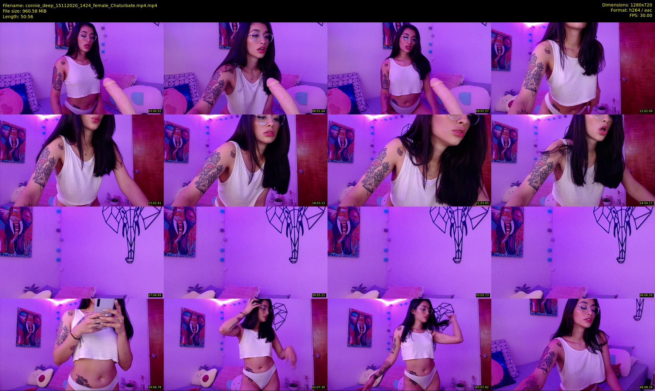 connie_deep — 51 minute Chaturbate female cam show recording, 720p, Nov 15, 2020