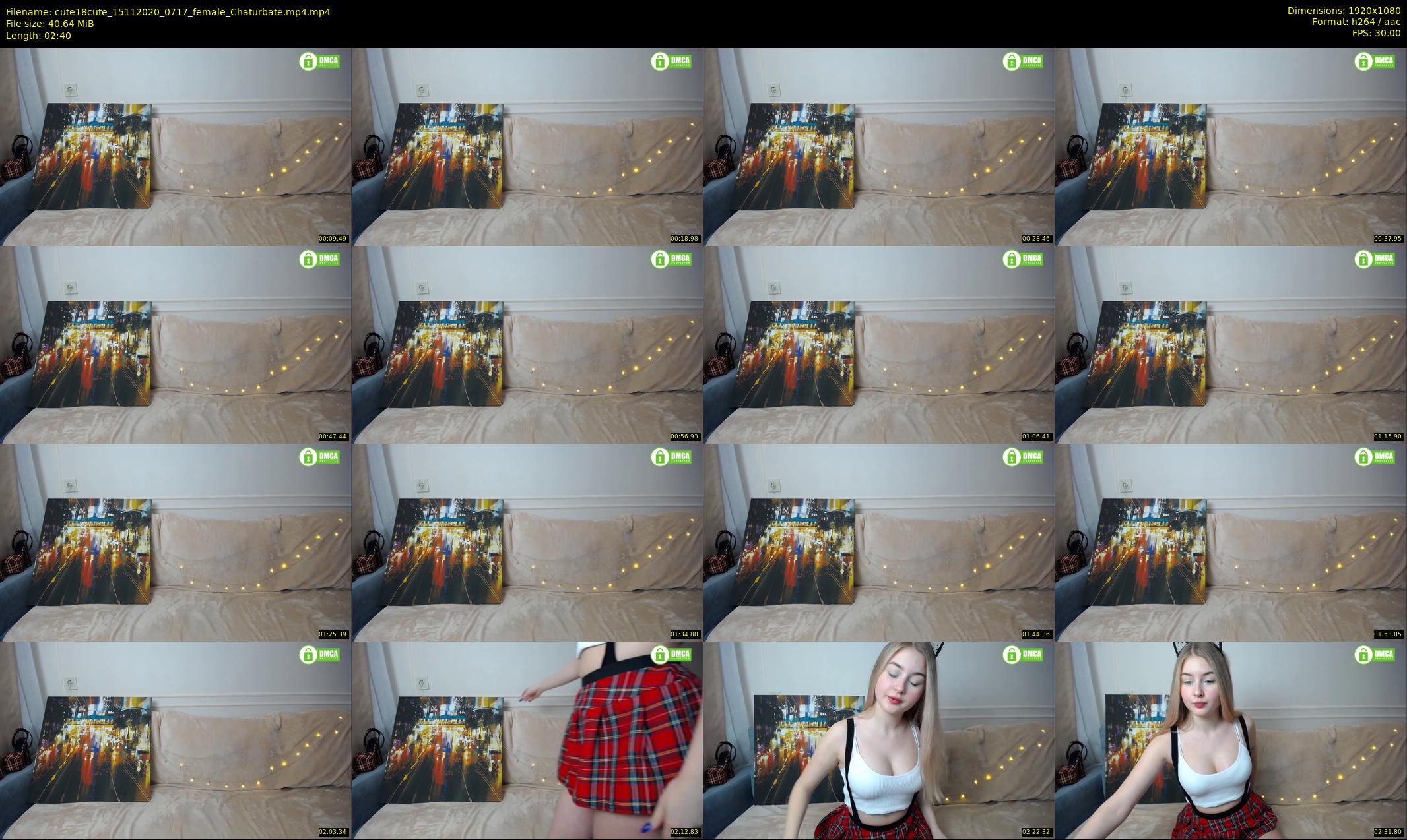 cute18cute — 3 minute Chaturbate female cam show recording, 1080p, Nov 15, 2020