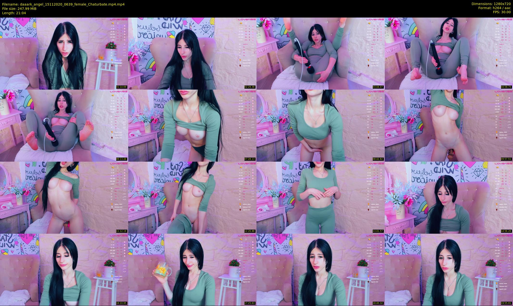 daaark_angel — 22 minute Chaturbate female cam show recording, 720p, Nov 15, 2020