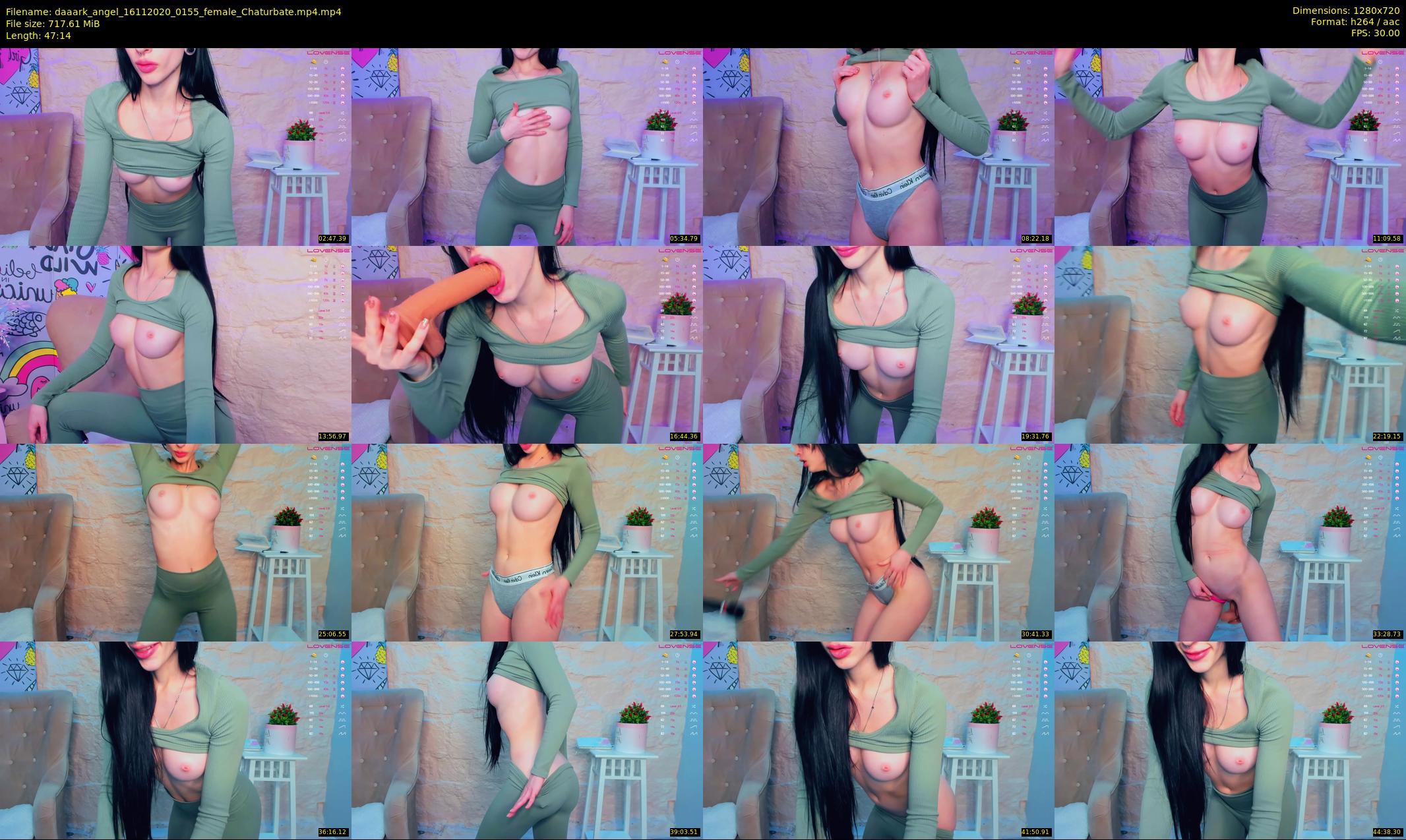 daaark_angel — 48 minute Chaturbate female cam show recording, 720p, Nov 16, 2020