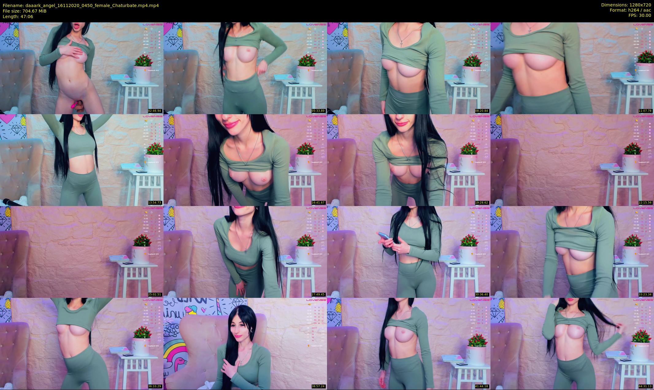 daaark_angel — 48 minute Chaturbate female cam show recording, 720p, Nov 16, 2020