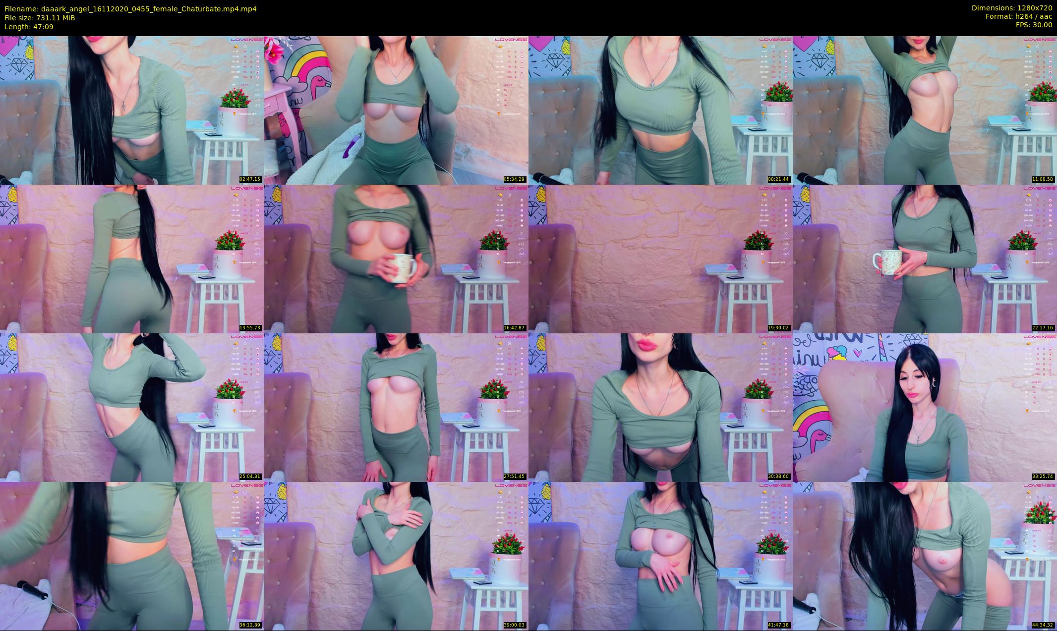 daaark_angel — 48 minute Chaturbate female cam show recording, 720p, Nov 16, 2020