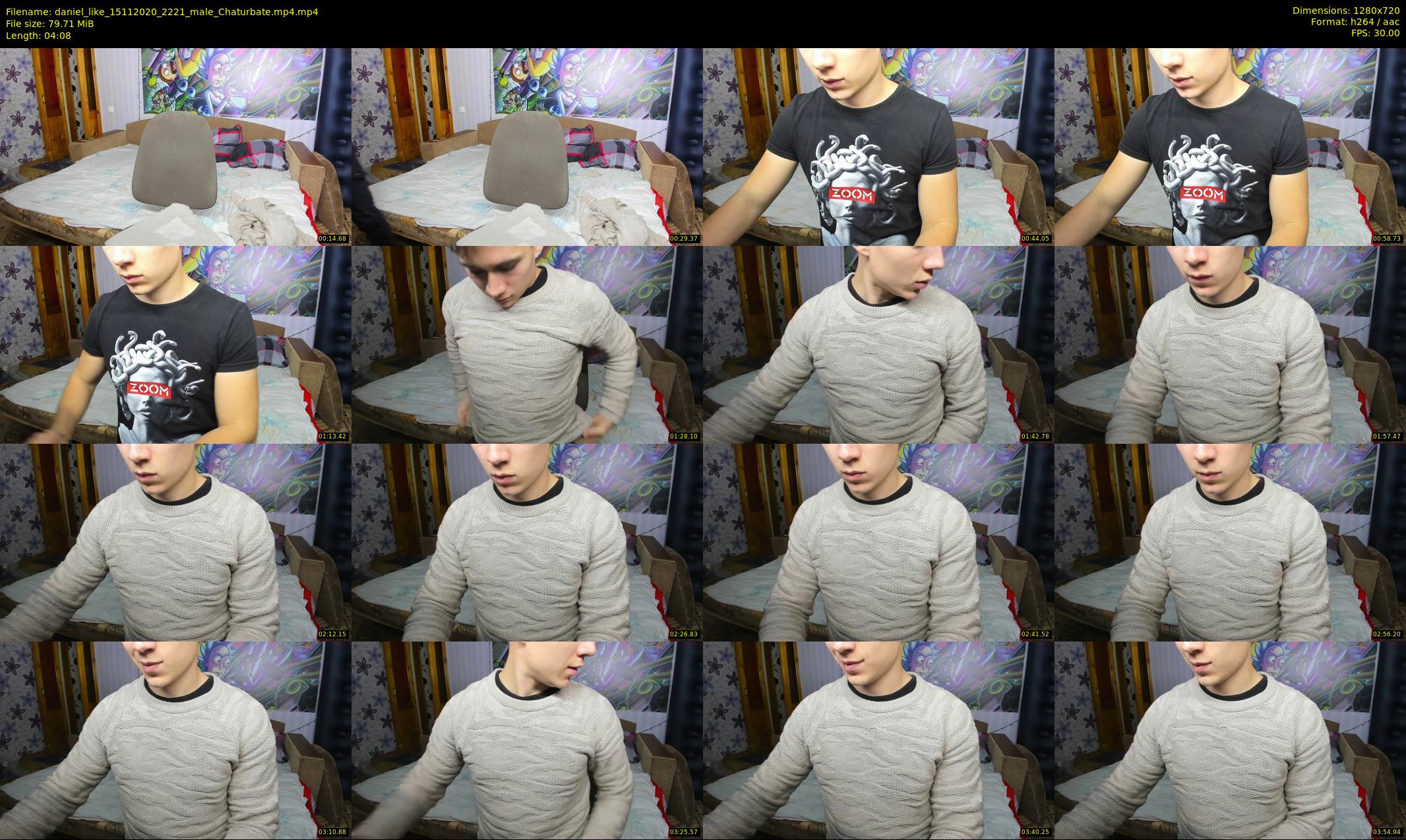 daniel_like — 5 minute Chaturbate male cam show recording, 720p, Nov 15, 2020
