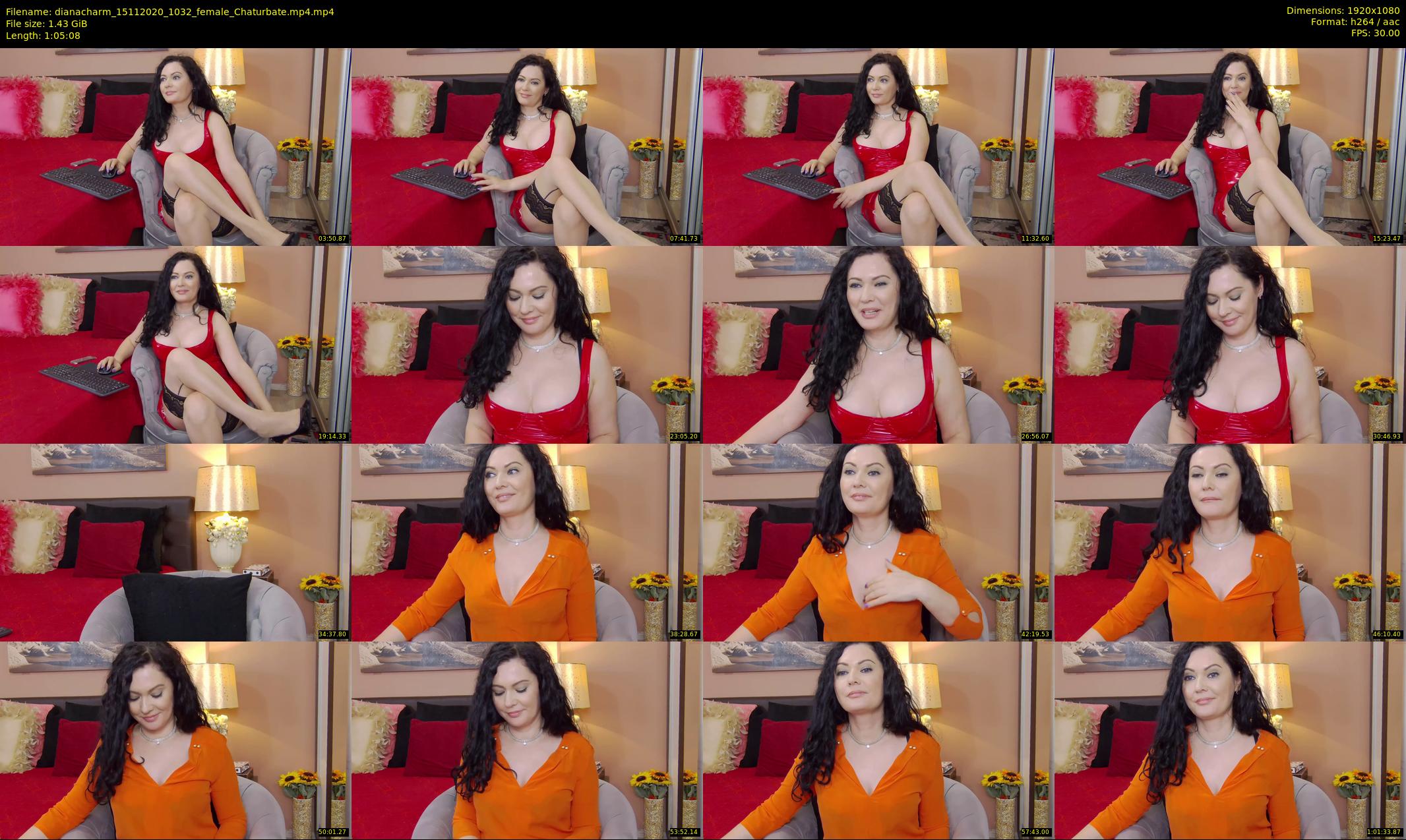 dianacharm — 66 minute Chaturbate female cam show recording, 1080p, Nov 15, 2020