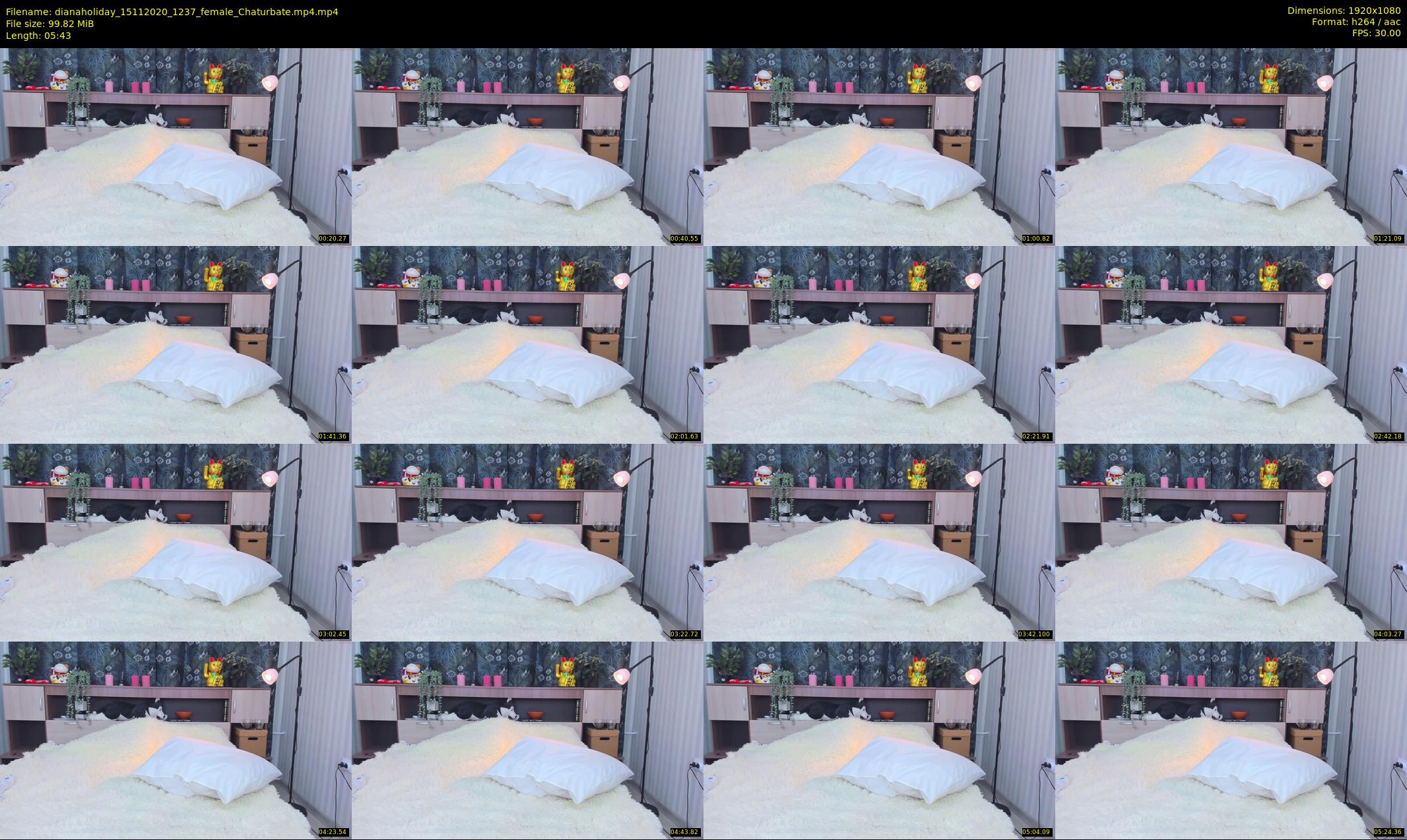 dianaholiday — 6 minute Chaturbate female cam show recording, 1080p, Nov 15, 2020